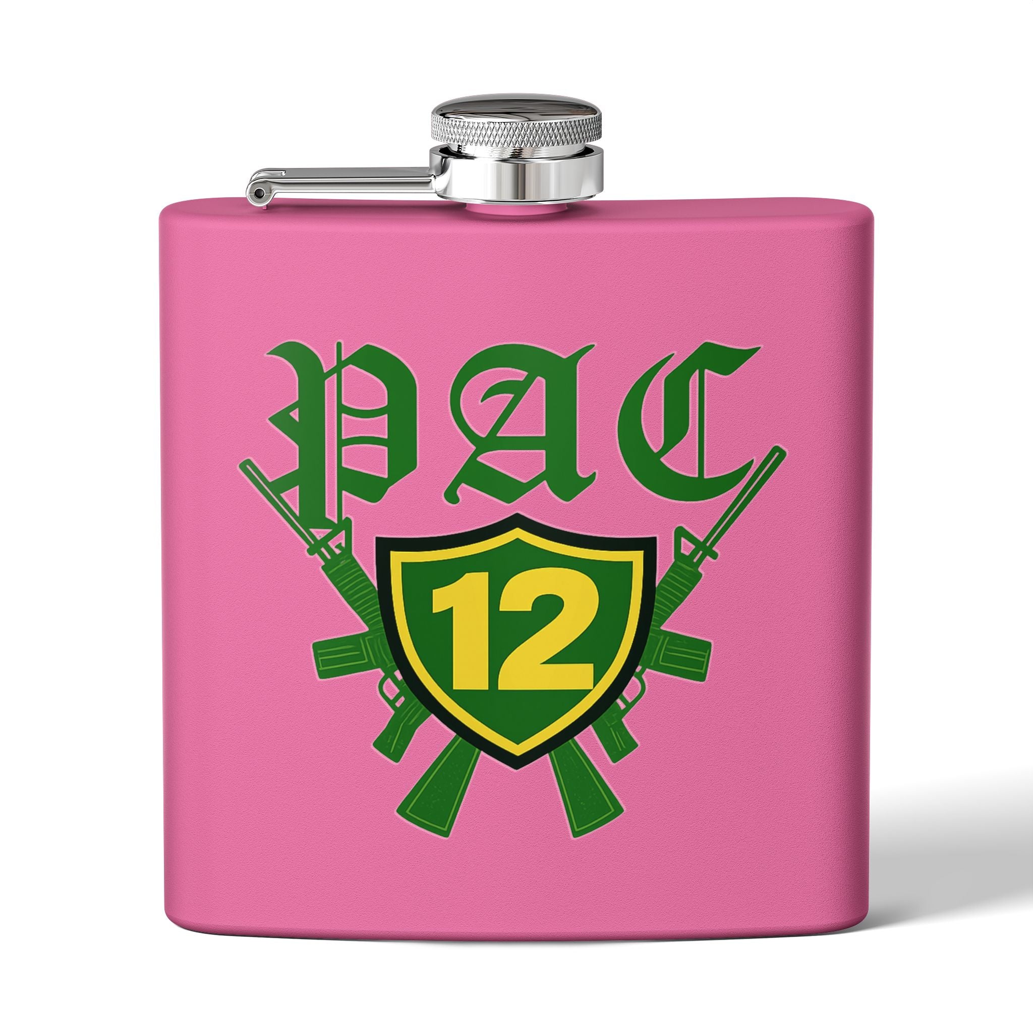 Custom Stainless Steel Flask, 6oz - Unique Gift for Beer Lovers, Groomsmen, Outdoor Adventures, Tailgating, and Celebrations
