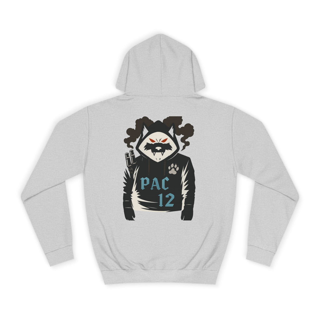 Unisex College Hoodie with Pac 12 Design, Cozy Sweatshirt for College Spirit, Perfect Gift for Students, Campus Wear, Unique Apparel