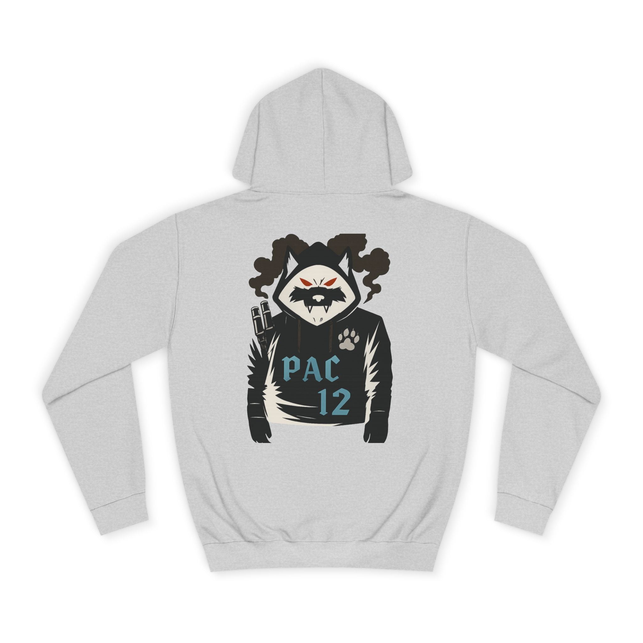 Unisex College Hoodie with Pac 12 Design, Cozy Sweatshirt for College Spirit, Perfect Gift for Students, Campus Wear, Unique Apparel