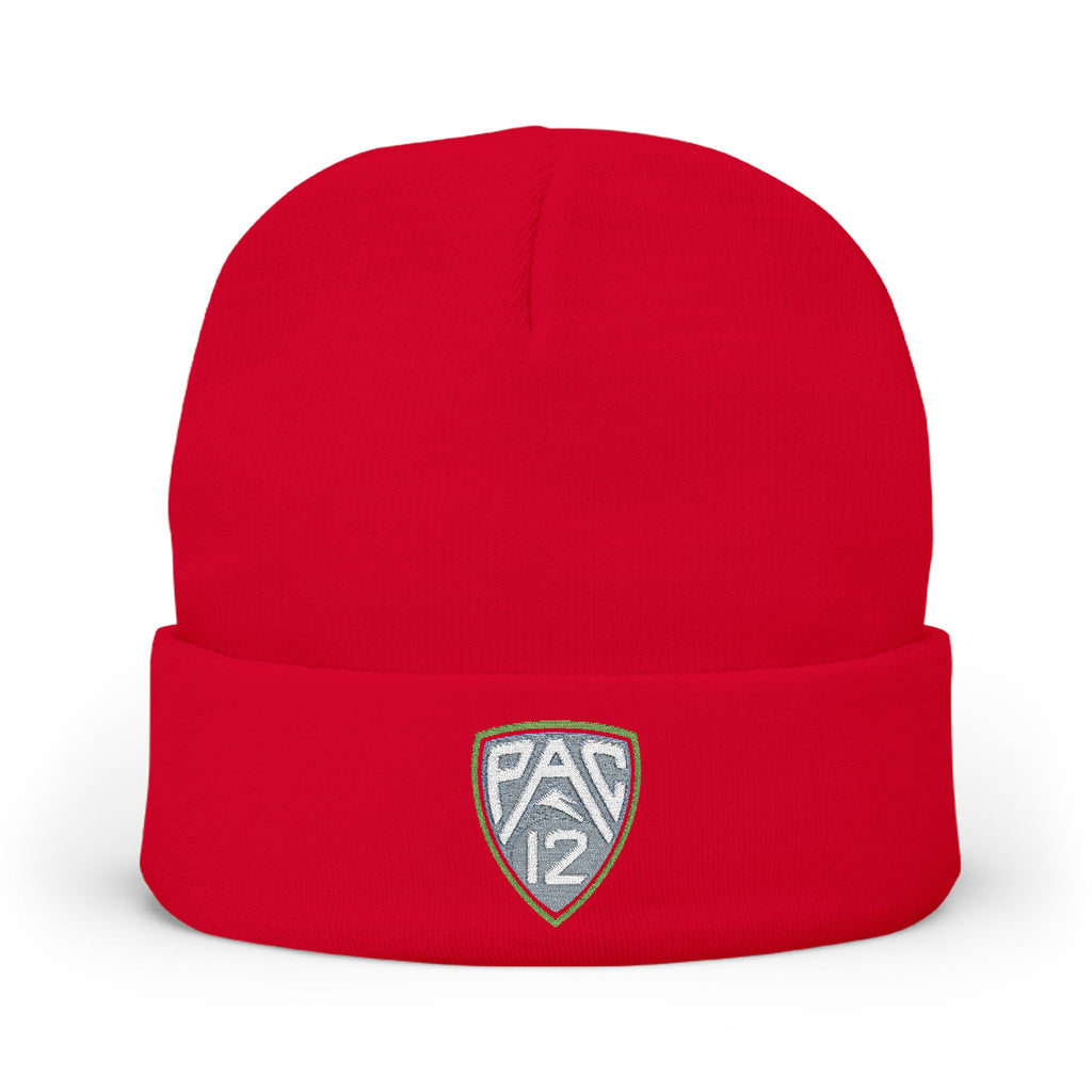 Cozy Knit Beanie with Pac 12 Logo
