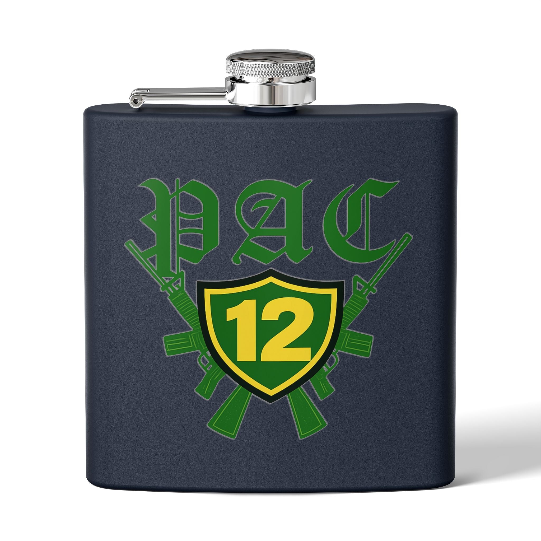 Custom Stainless Steel Flask, 6oz - Unique Gift for Beer Lovers, Groomsmen, Outdoor Adventures, Tailgating, and Celebrations