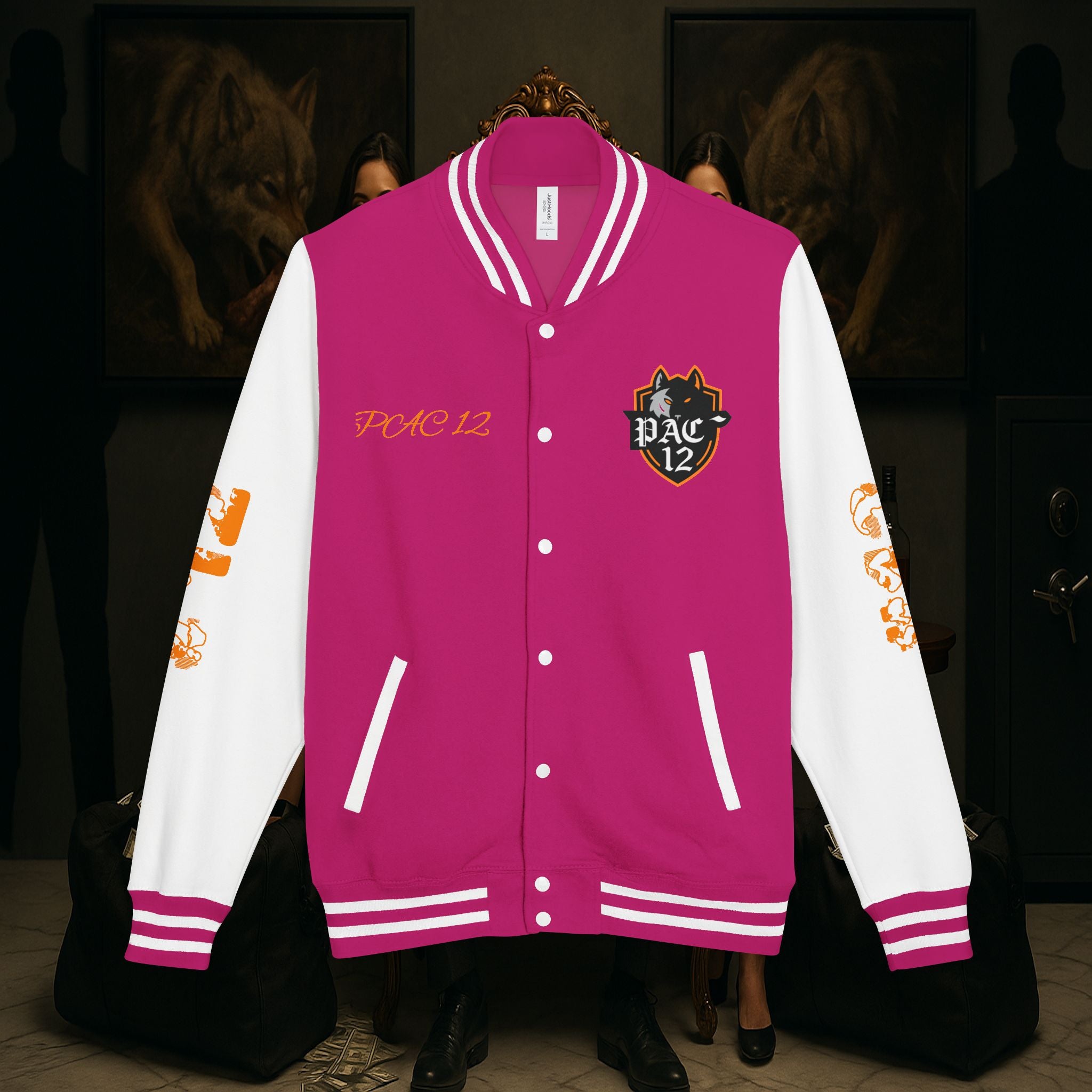 Pac 12 Trendy Letterman Jacket for Enthusiasts