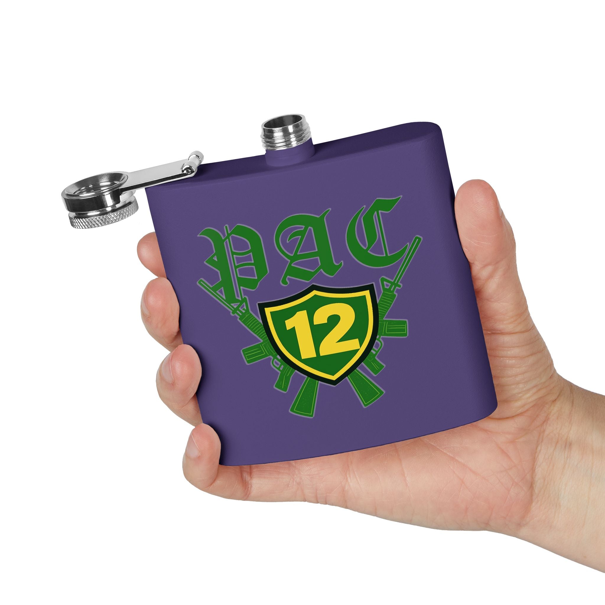Custom Stainless Steel Flask, 6oz - Unique Gift for Beer Lovers, Groomsmen, Outdoor Adventures, Tailgating, and Celebrations