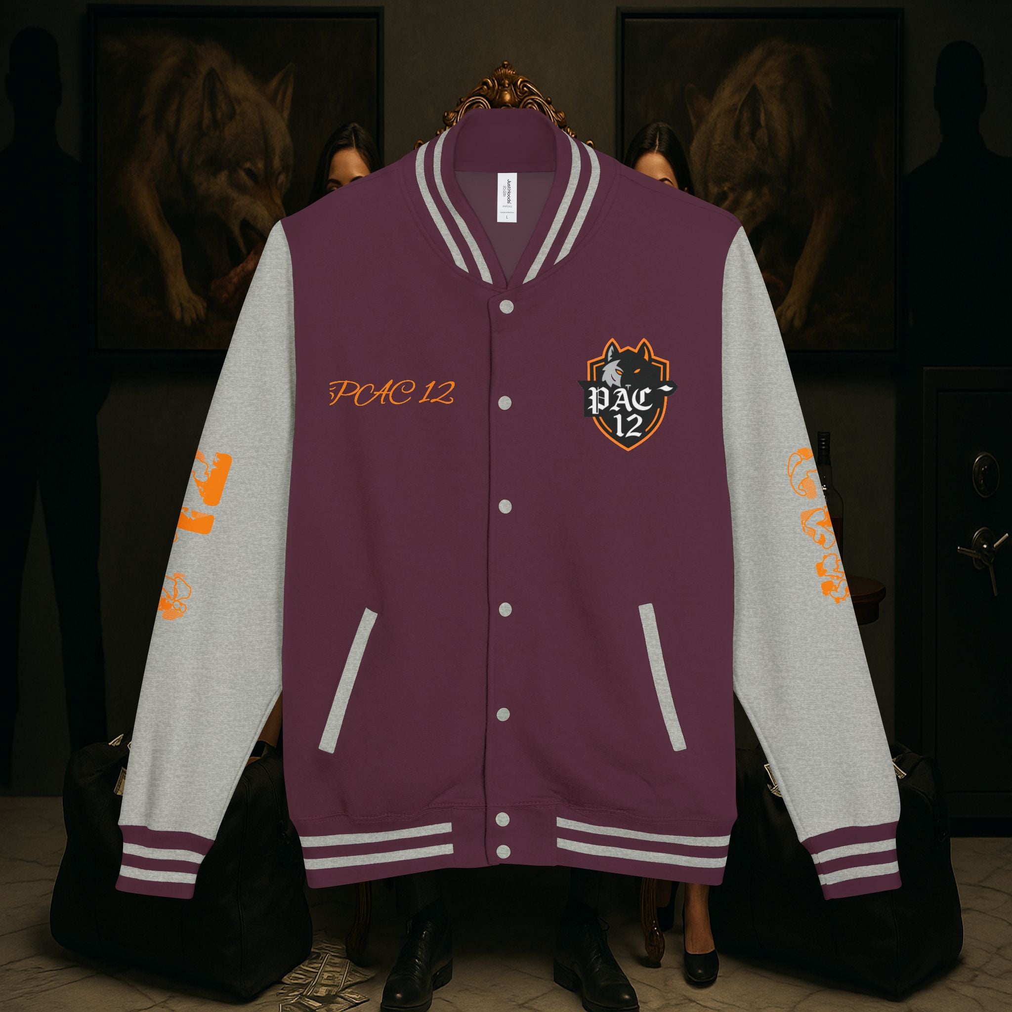 Pac 12 Trendy Letterman Jacket for Enthusiasts