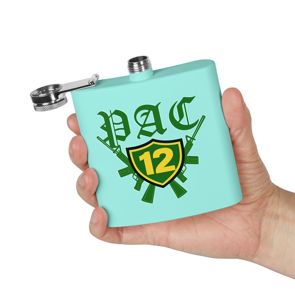 Custom Stainless Steel Flask, 6oz - Unique Gift for Beer Lovers, Groomsmen, Outdoor Adventures, Tailgating, and Celebrations