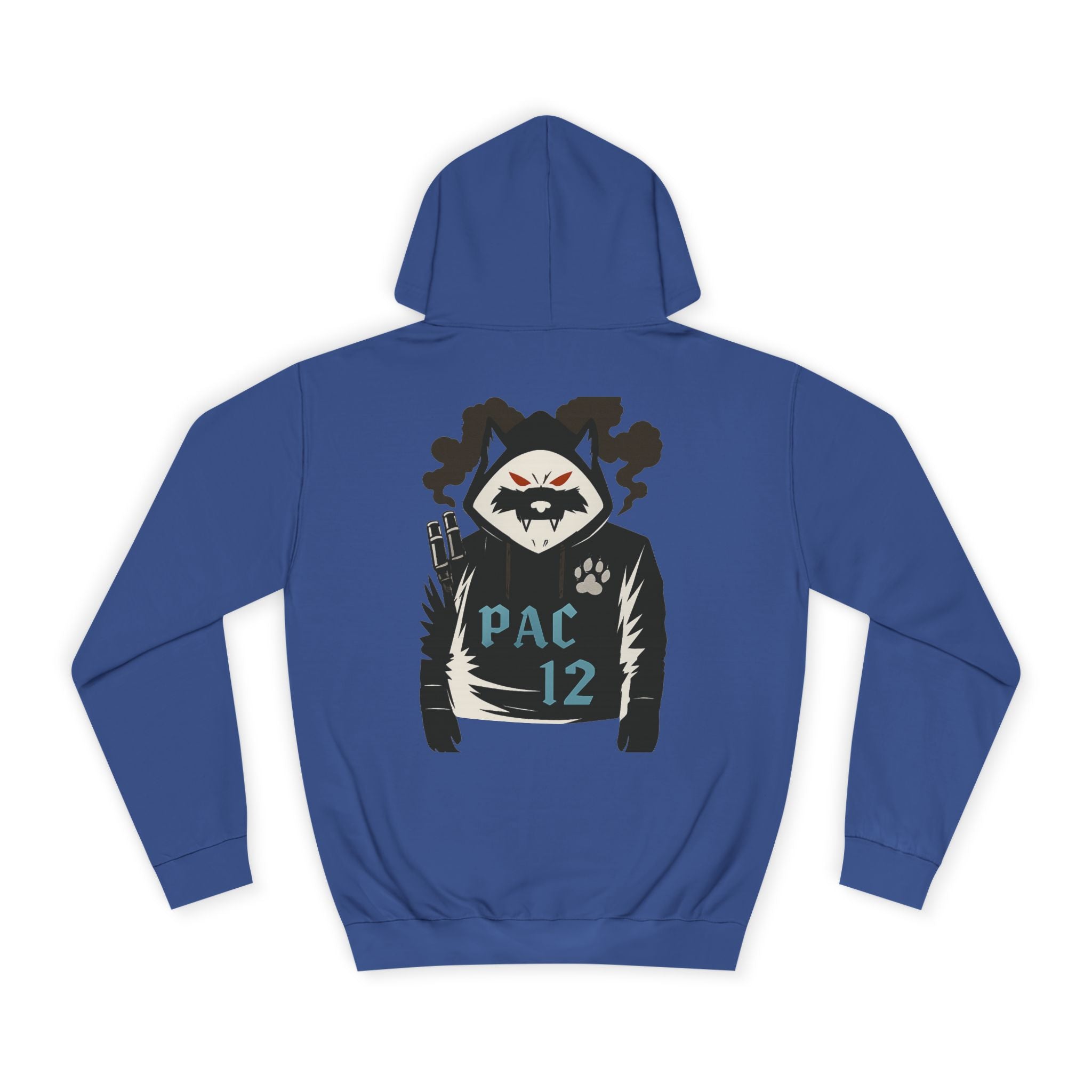 Unisex College Hoodie with Pac 12 Design, Cozy Sweatshirt for College Spirit, Perfect Gift for Students, Campus Wear, Unique Apparel