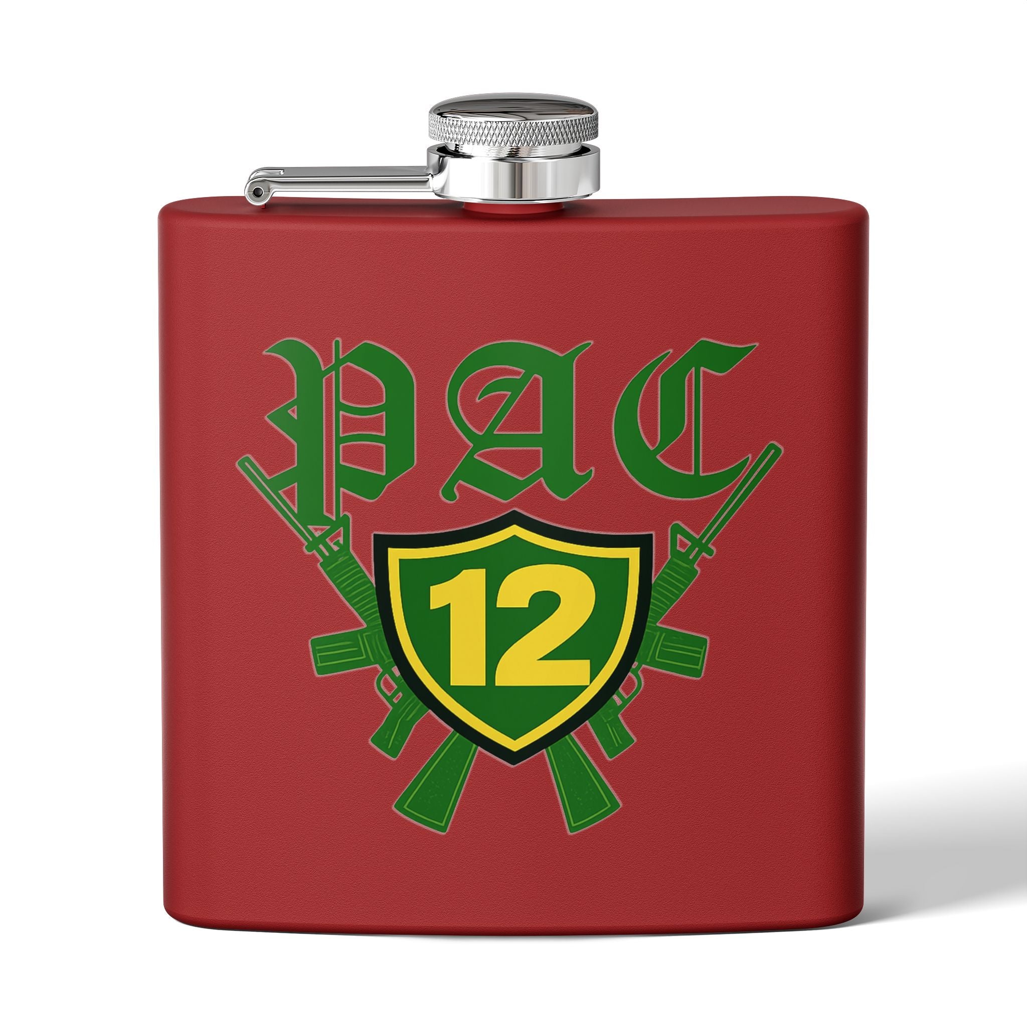 Custom Stainless Steel Flask, 6oz - Unique Gift for Beer Lovers, Groomsmen, Outdoor Adventures, Tailgating, and Celebrations