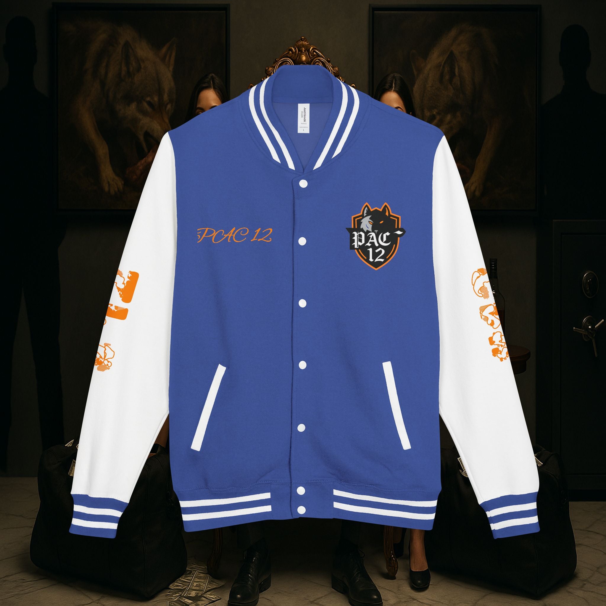 Pac 12 Trendy Letterman Jacket for Enthusiasts