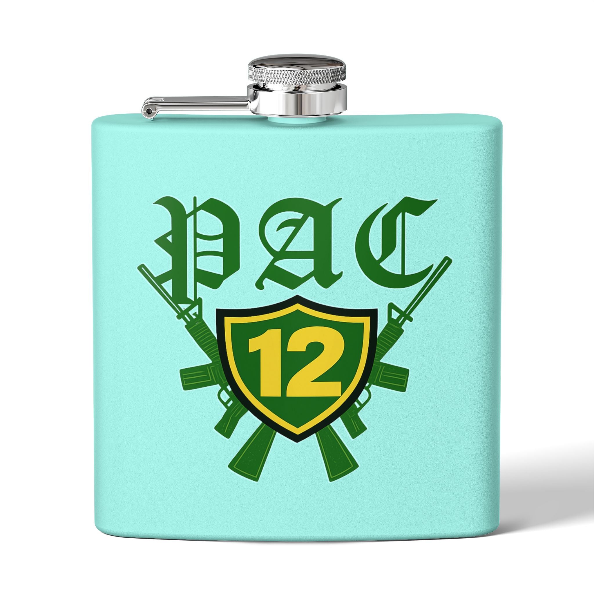Custom Stainless Steel Flask, 6oz - Unique Gift for Beer Lovers, Groomsmen, Outdoor Adventures, Tailgating, and Celebrations