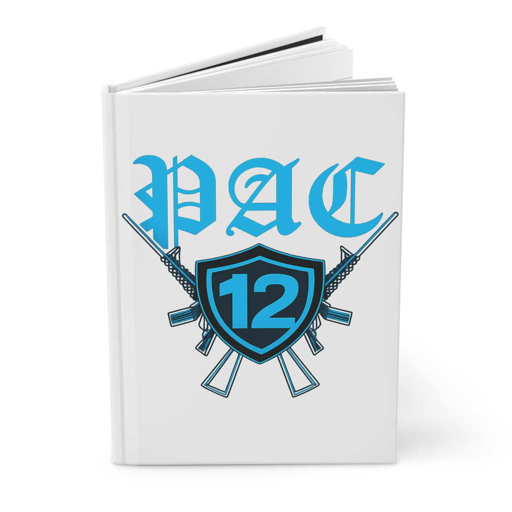 Hardcover Journal with PAC 12 Shield Design, Perfect for Students, Gifts, Note-taking, Sports Fans, and Daily Planning