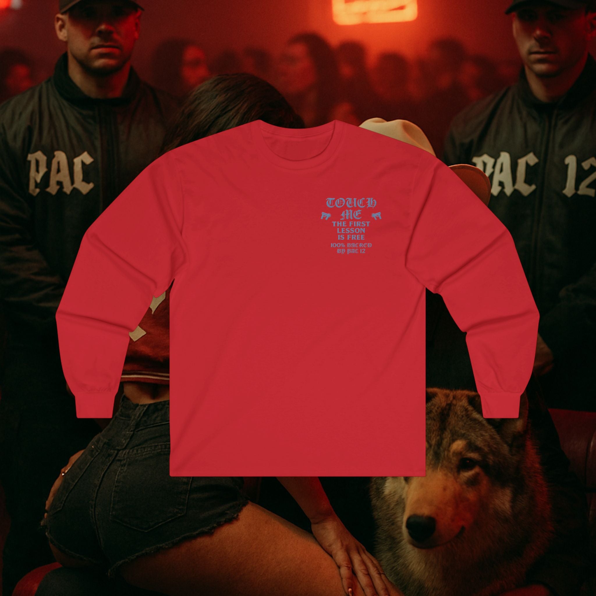 Pac 12 Ultra Cotton Long Sleeve Tee