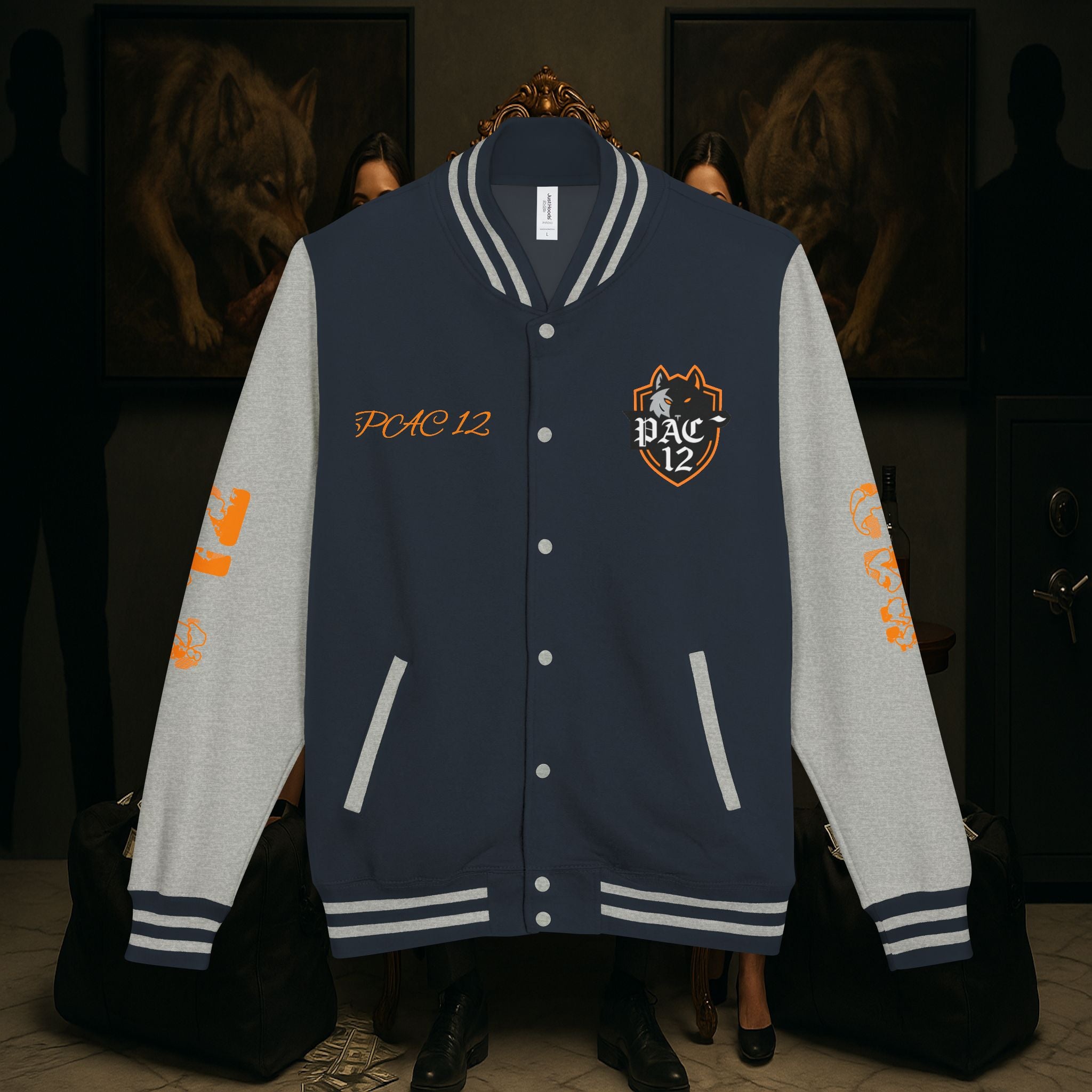 Pac 12 Trendy Letterman Jacket for Enthusiasts