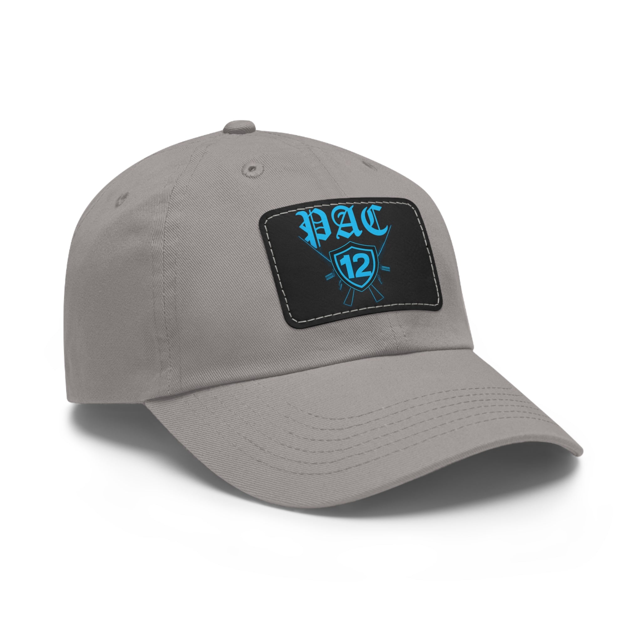 Pac 12 Logo on leather cut out