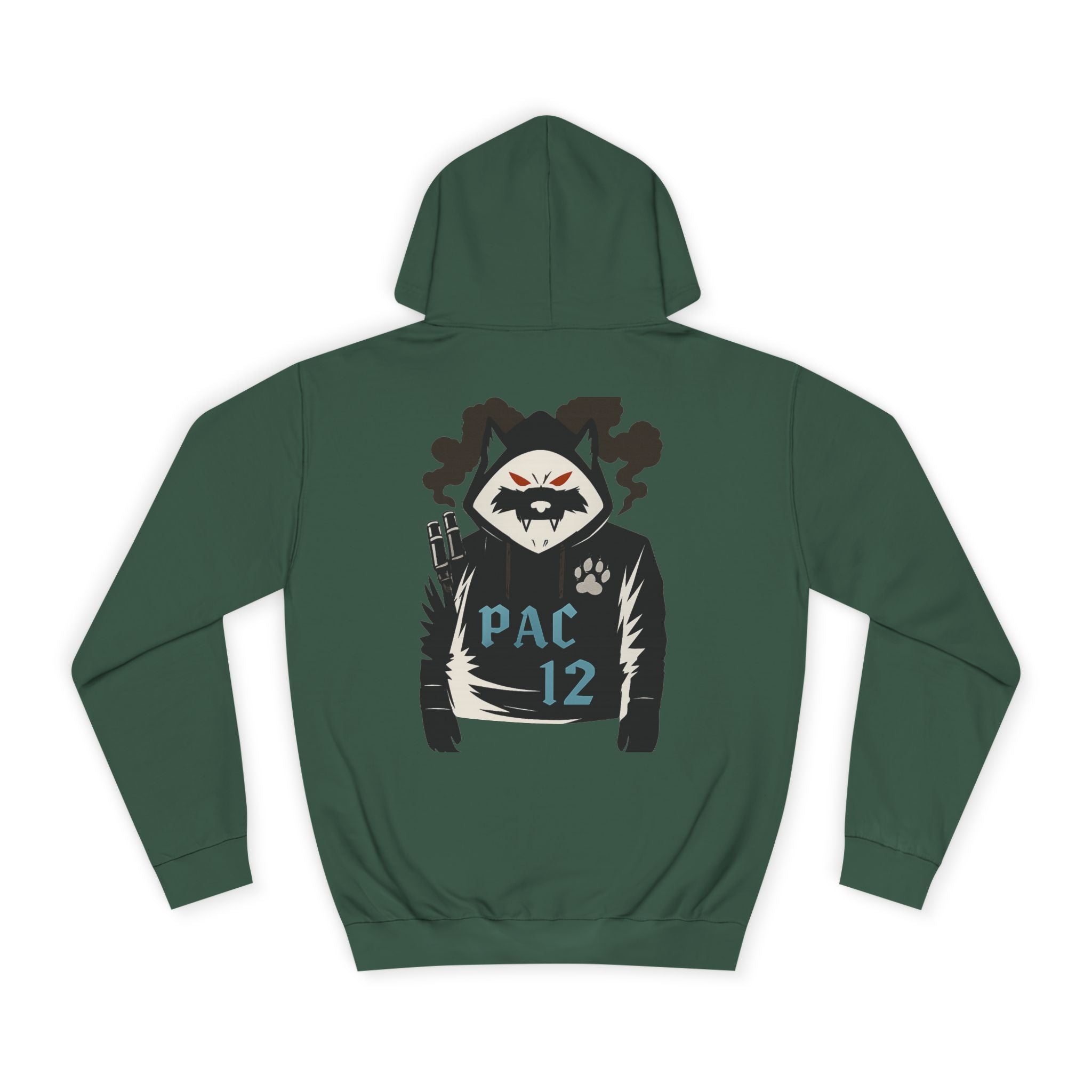 Unisex College Hoodie with Pac 12 Design, Cozy Sweatshirt for College Spirit, Perfect Gift for Students, Campus Wear, Unique Apparel