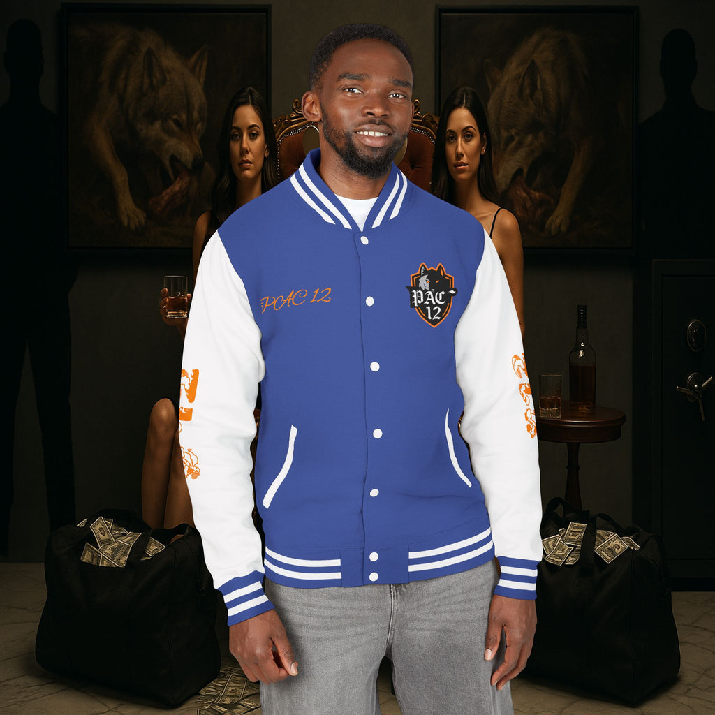 Pac 12 Trendy Letterman Jacket for Enthusiasts