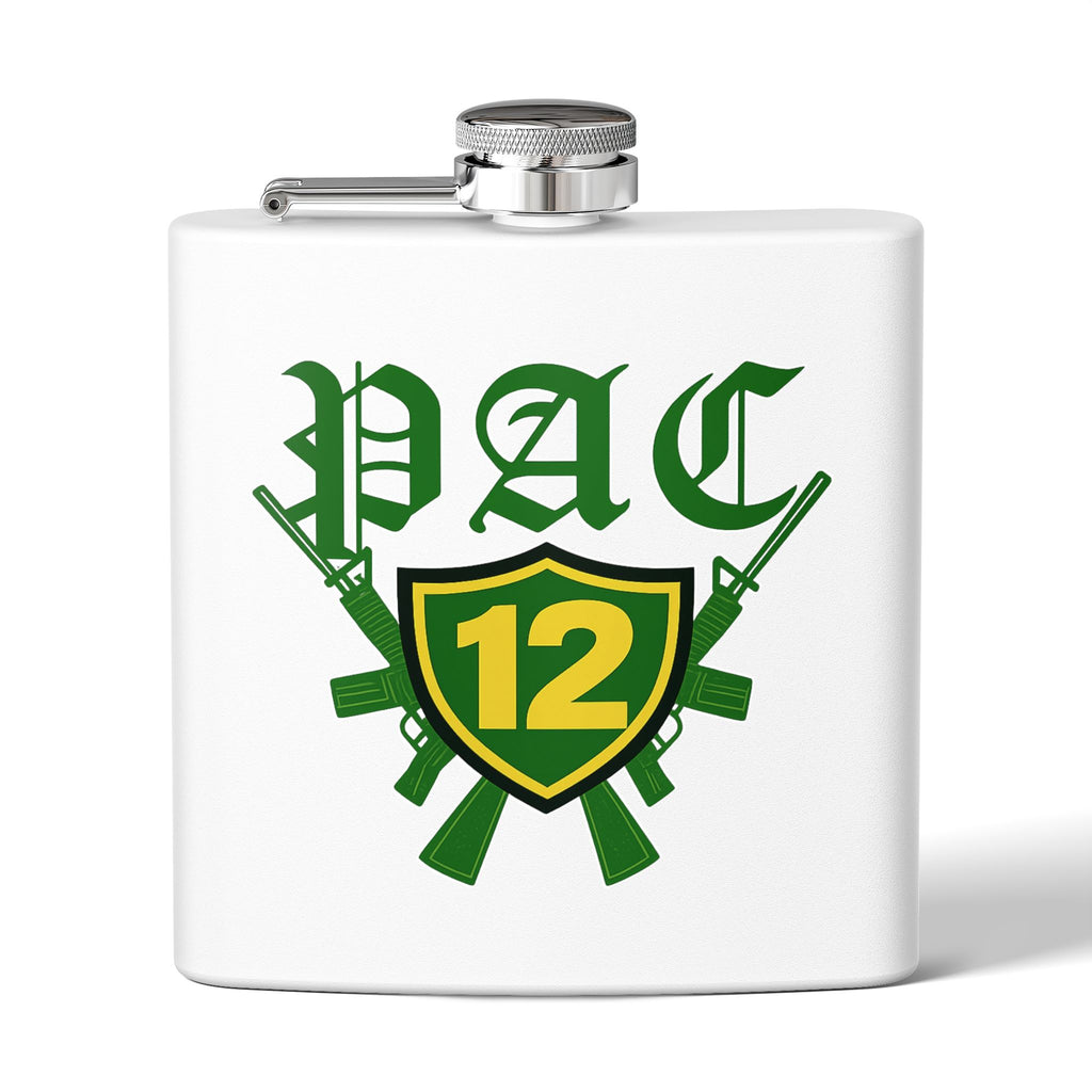 Custom Stainless Steel Flask, 6oz - Unique Gift for Beer Lovers, Groomsmen, Outdoor Adventures, Tailgating, and Celebrations