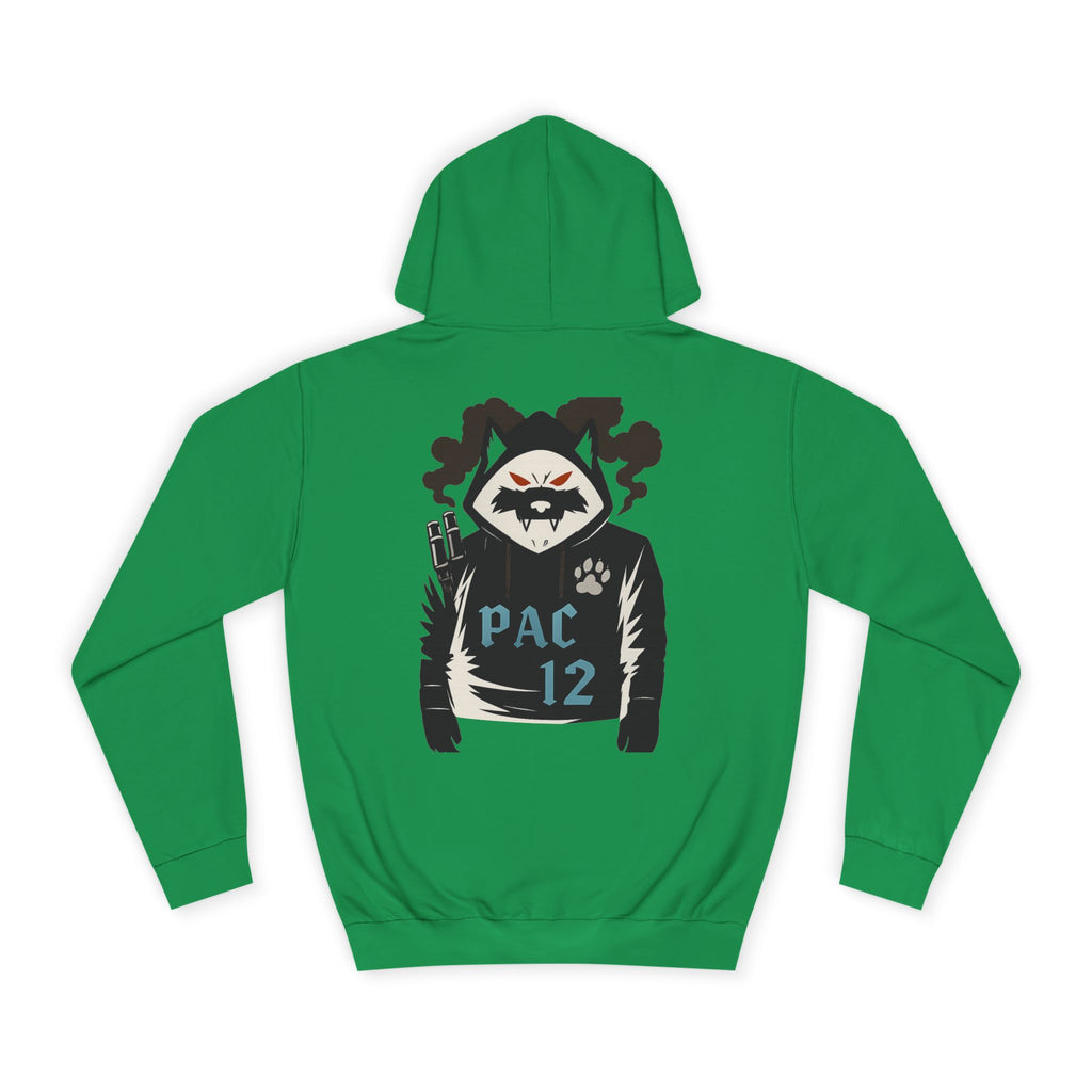 Unisex College Hoodie with Pac 12 Design, Cozy Sweatshirt for College Spirit, Perfect Gift for Students, Campus Wear, Unique Apparel