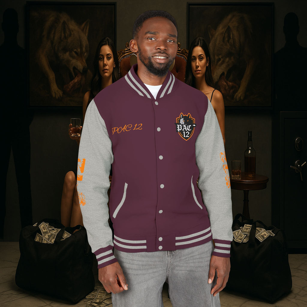 Pac 12 Trendy Letterman Jacket for Enthusiasts