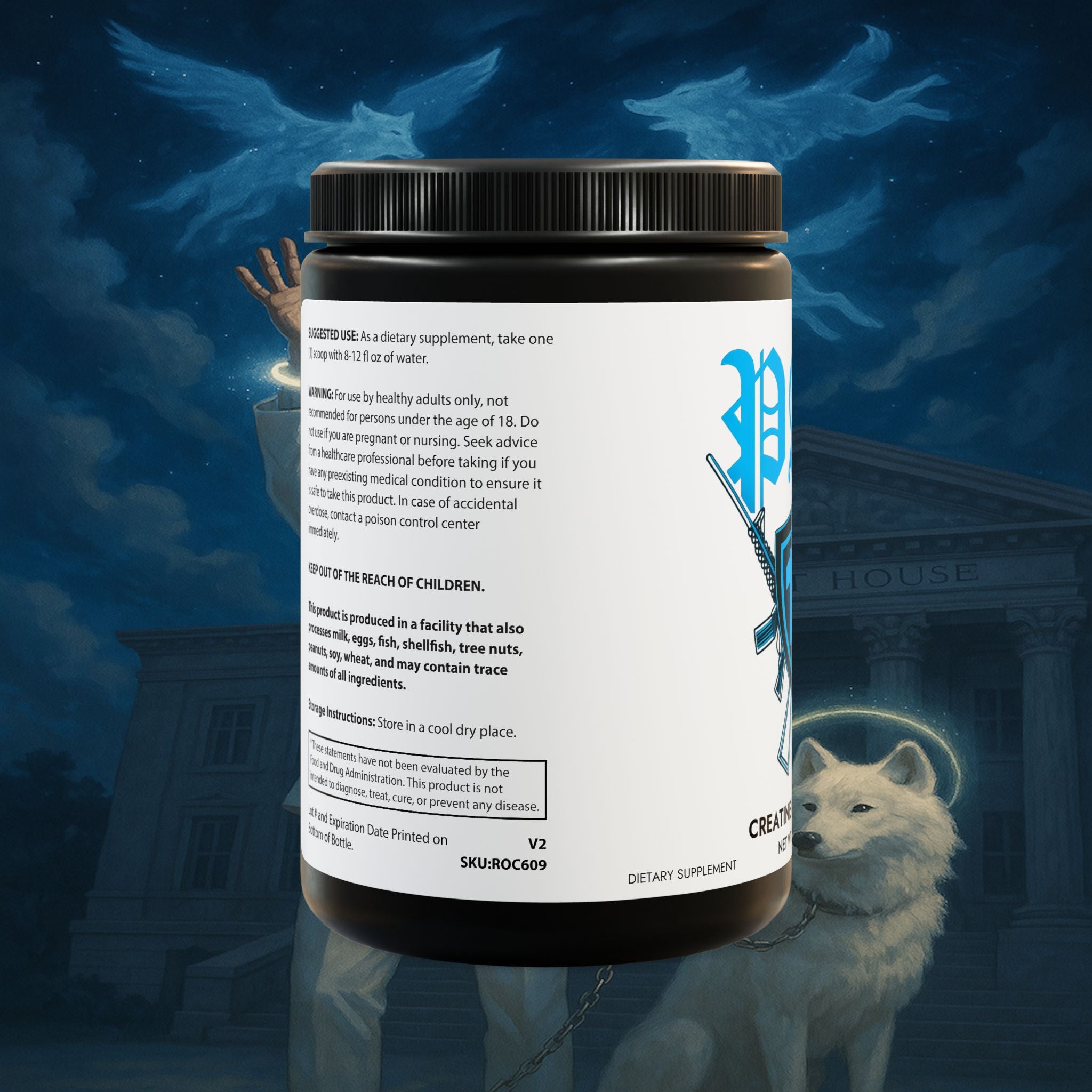 Creatine Monohydrate Supplement (300g, 10.58oz)