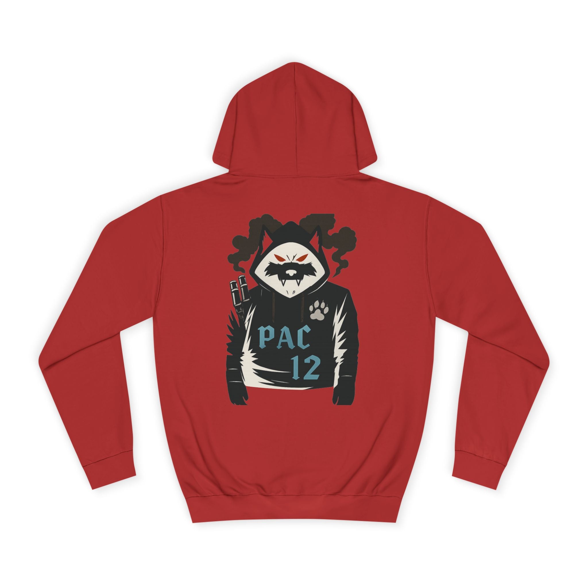 Unisex College Hoodie with Pac 12 Design, Cozy Sweatshirt for College Spirit, Perfect Gift for Students, Campus Wear, Unique Apparel