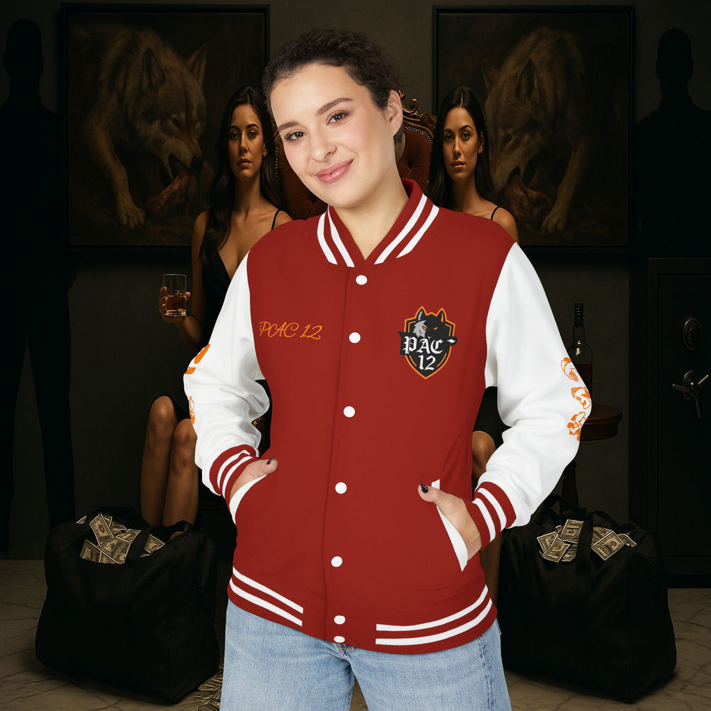 Pac 12 Trendy Letterman Jacket for Enthusiasts