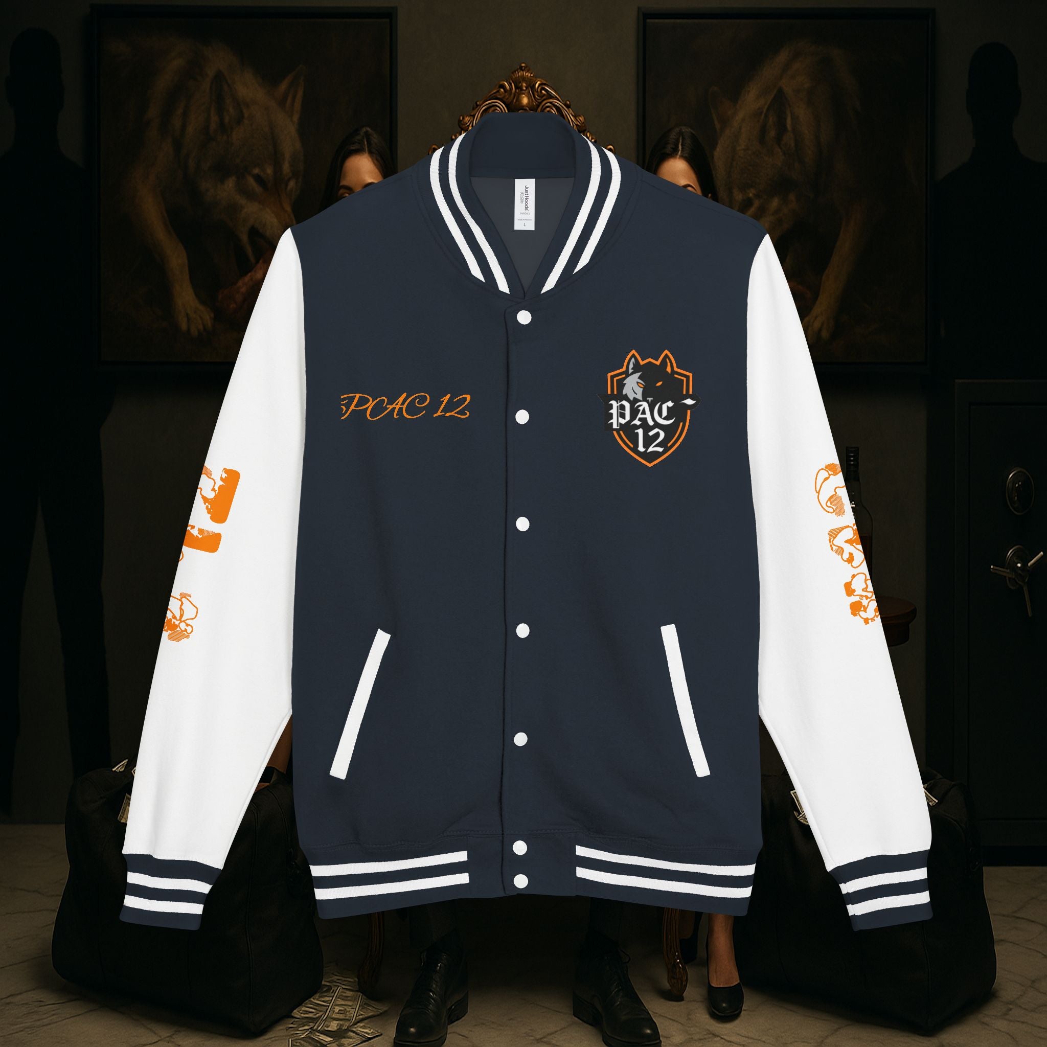 Pac 12 Trendy Letterman Jacket for Enthusiasts