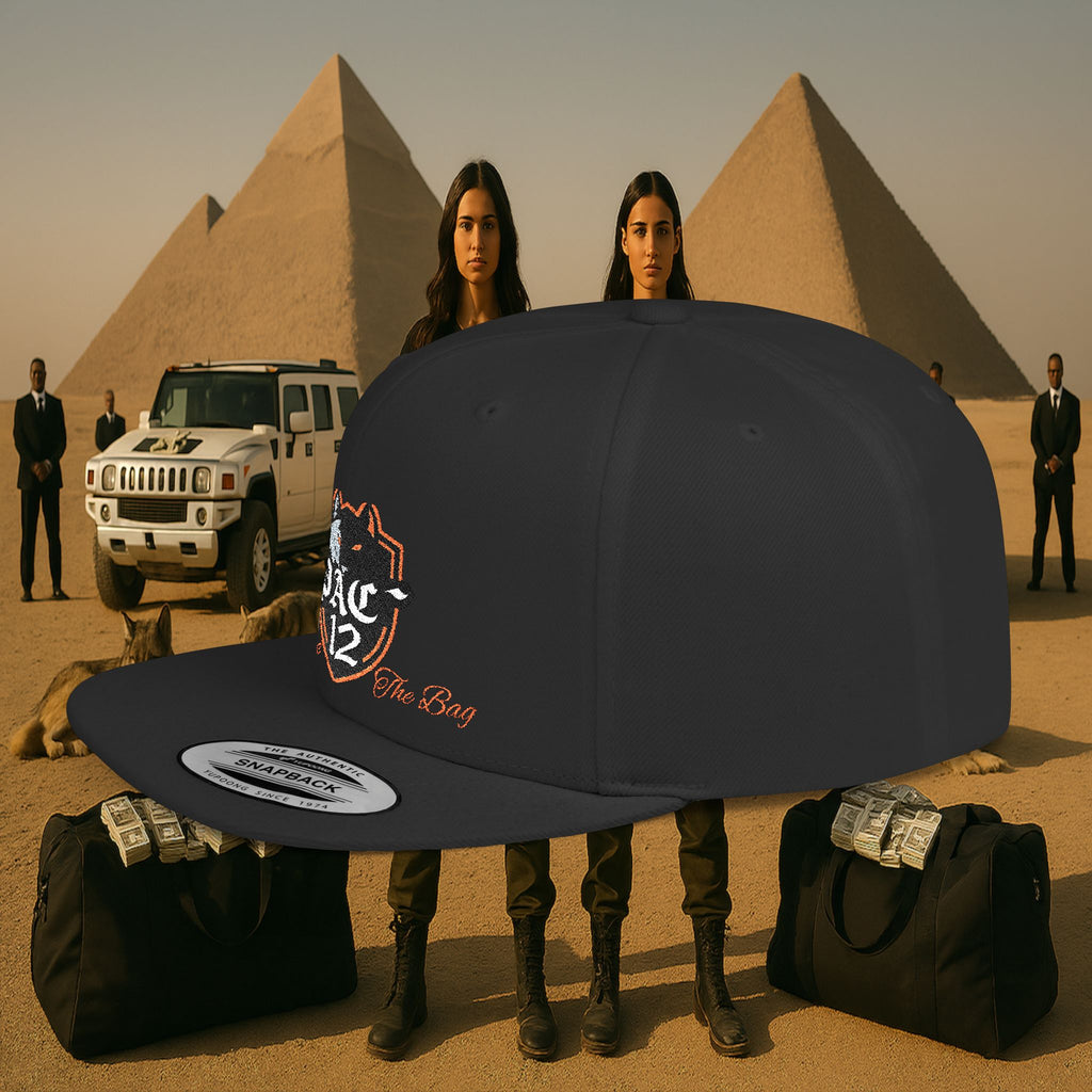 PAC 12 Flat Bill Snapback Hat Orange