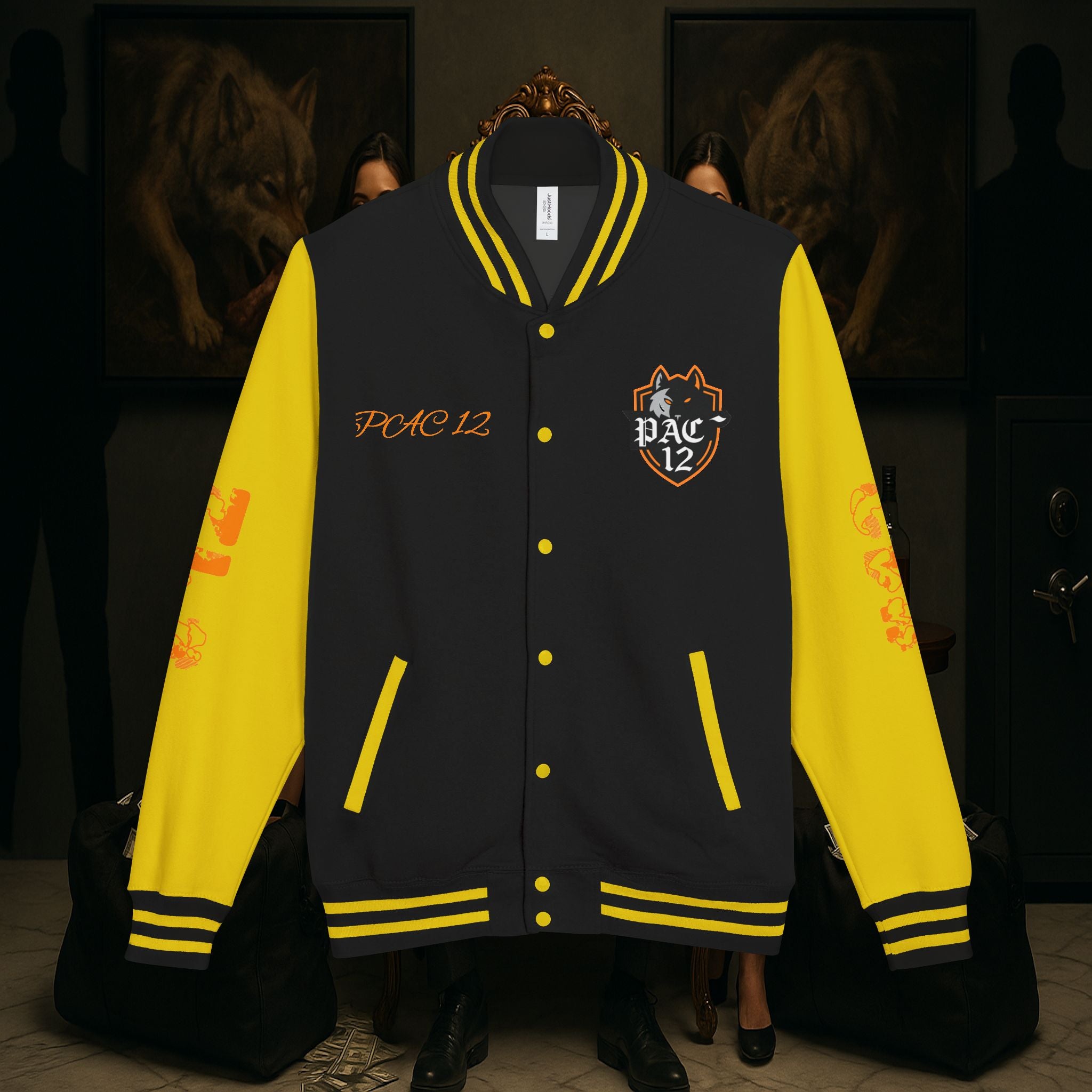 Pac 12 Trendy Letterman Jacket for Enthusiasts