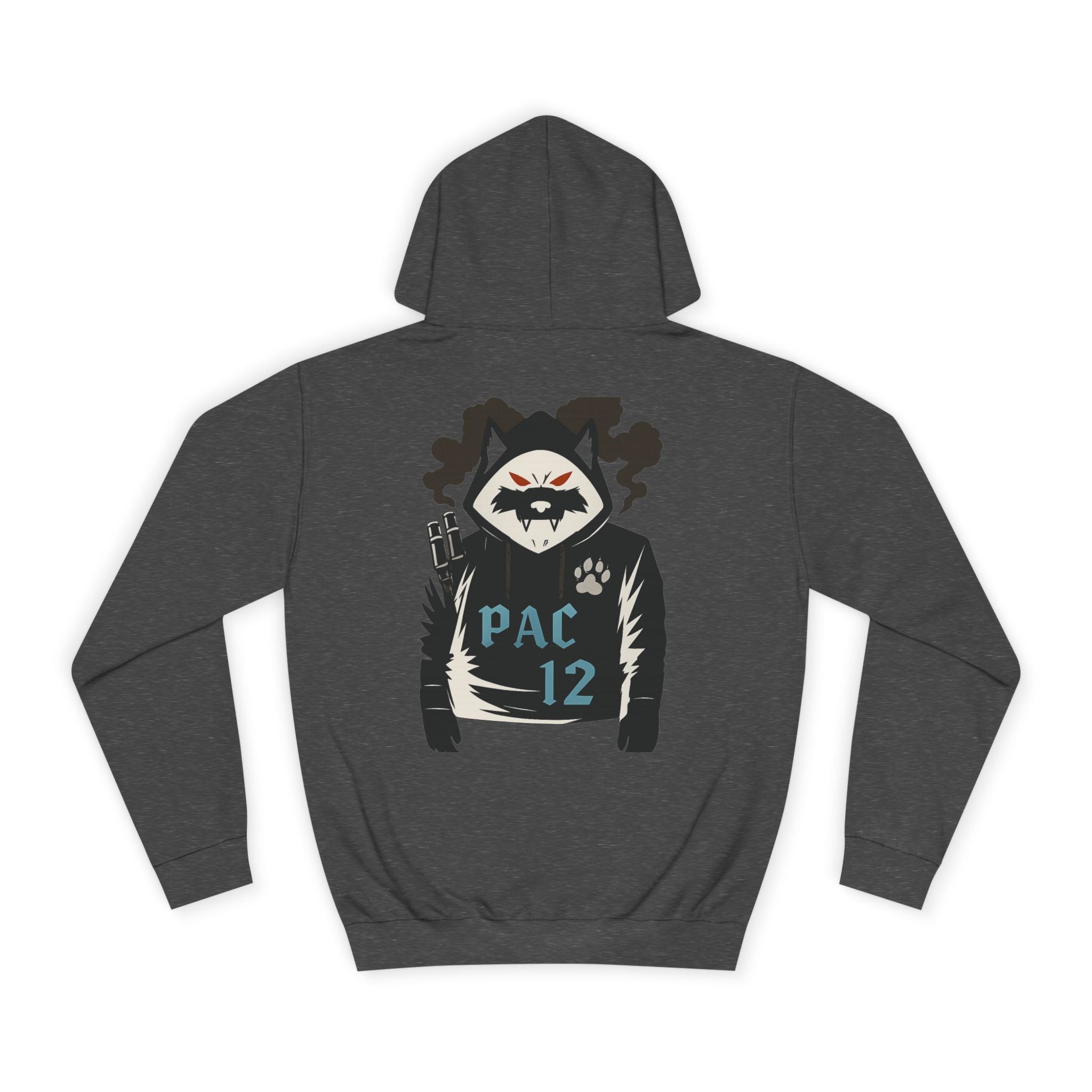 Unisex College Hoodie with Pac 12 Design, Cozy Sweatshirt for College Spirit, Perfect Gift for Students, Campus Wear, Unique Apparel