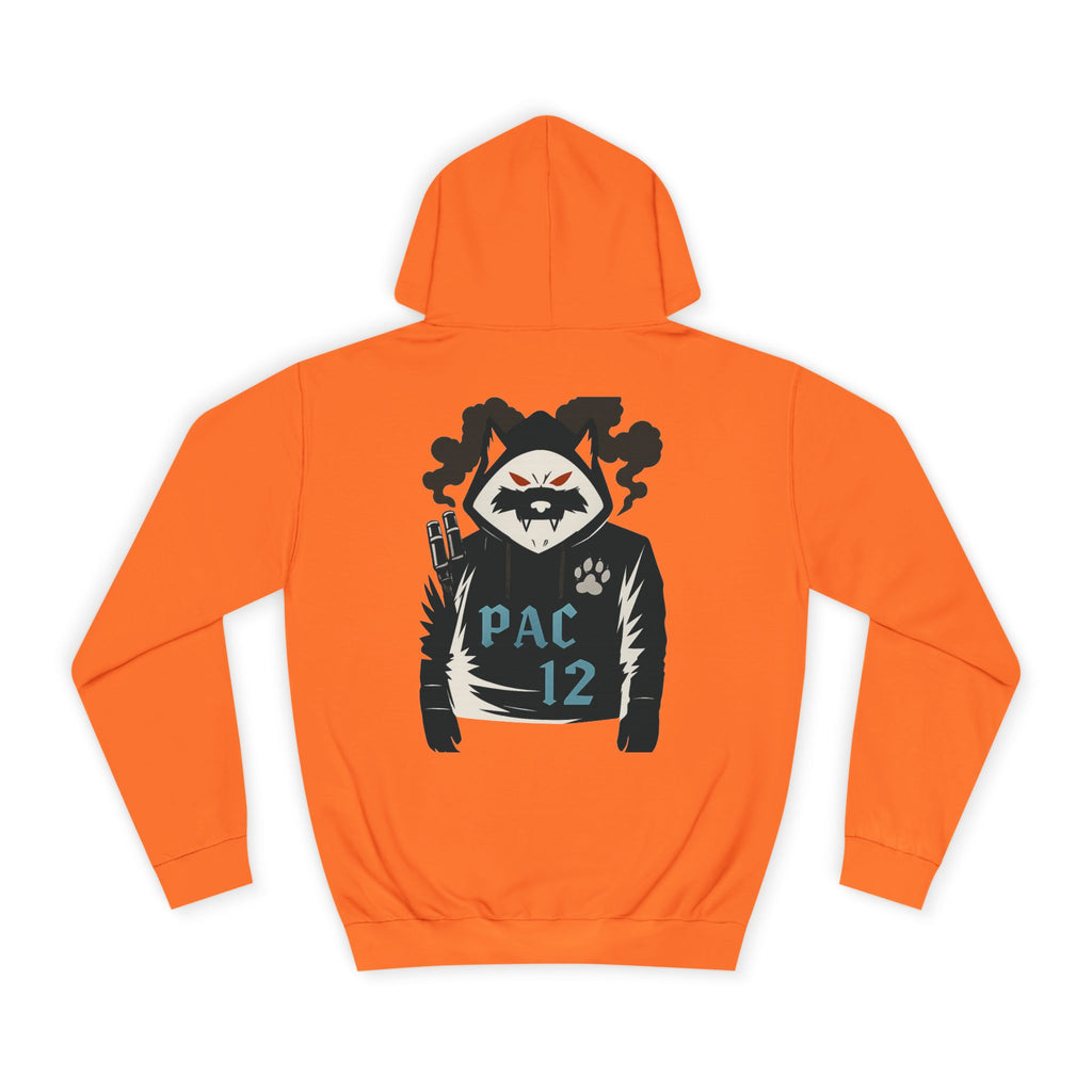 Unisex College Hoodie with Pac 12 Design, Cozy Sweatshirt for College Spirit, Perfect Gift for Students, Campus Wear, Unique Apparel