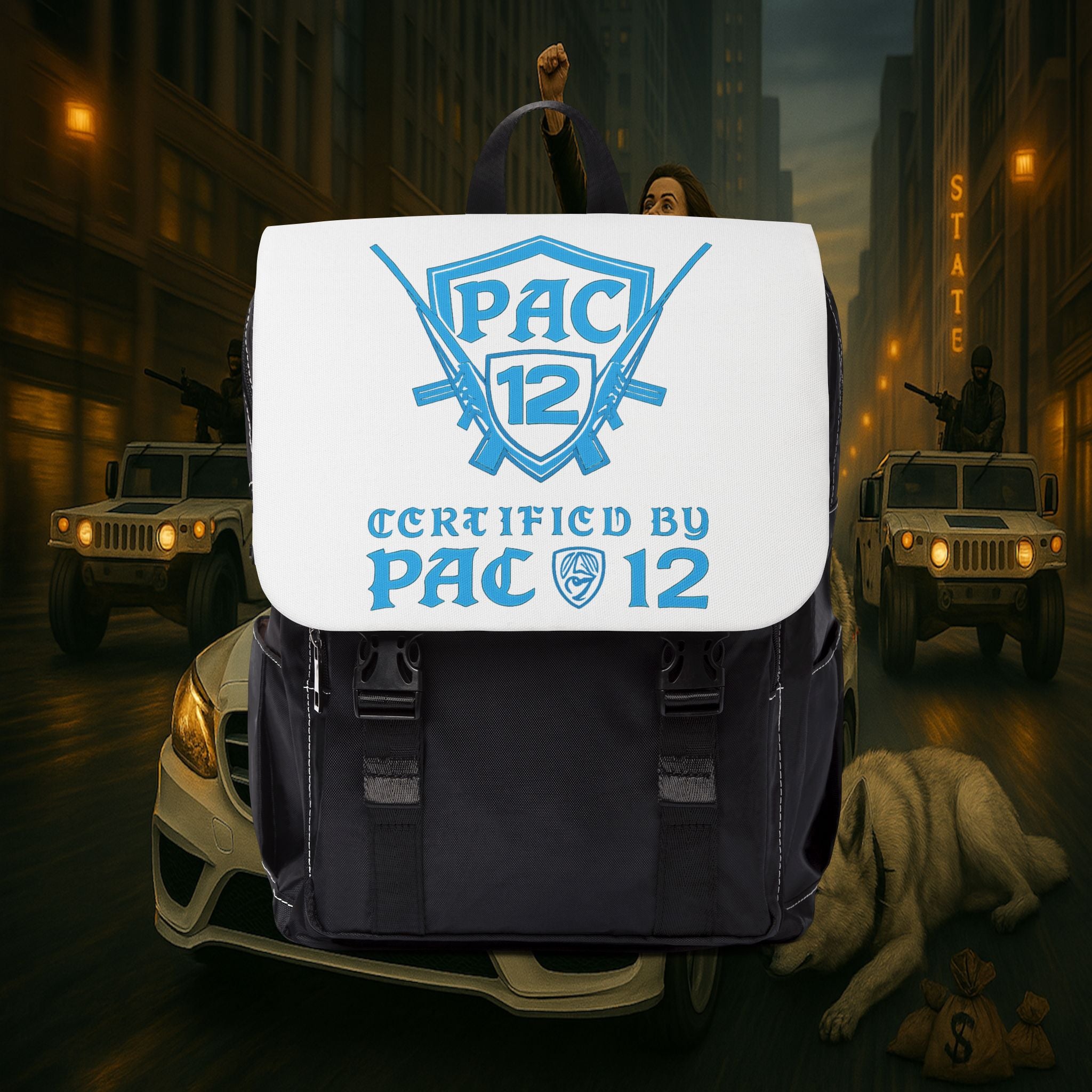 Casual Shoulder Backpack with PAC 12 Certification