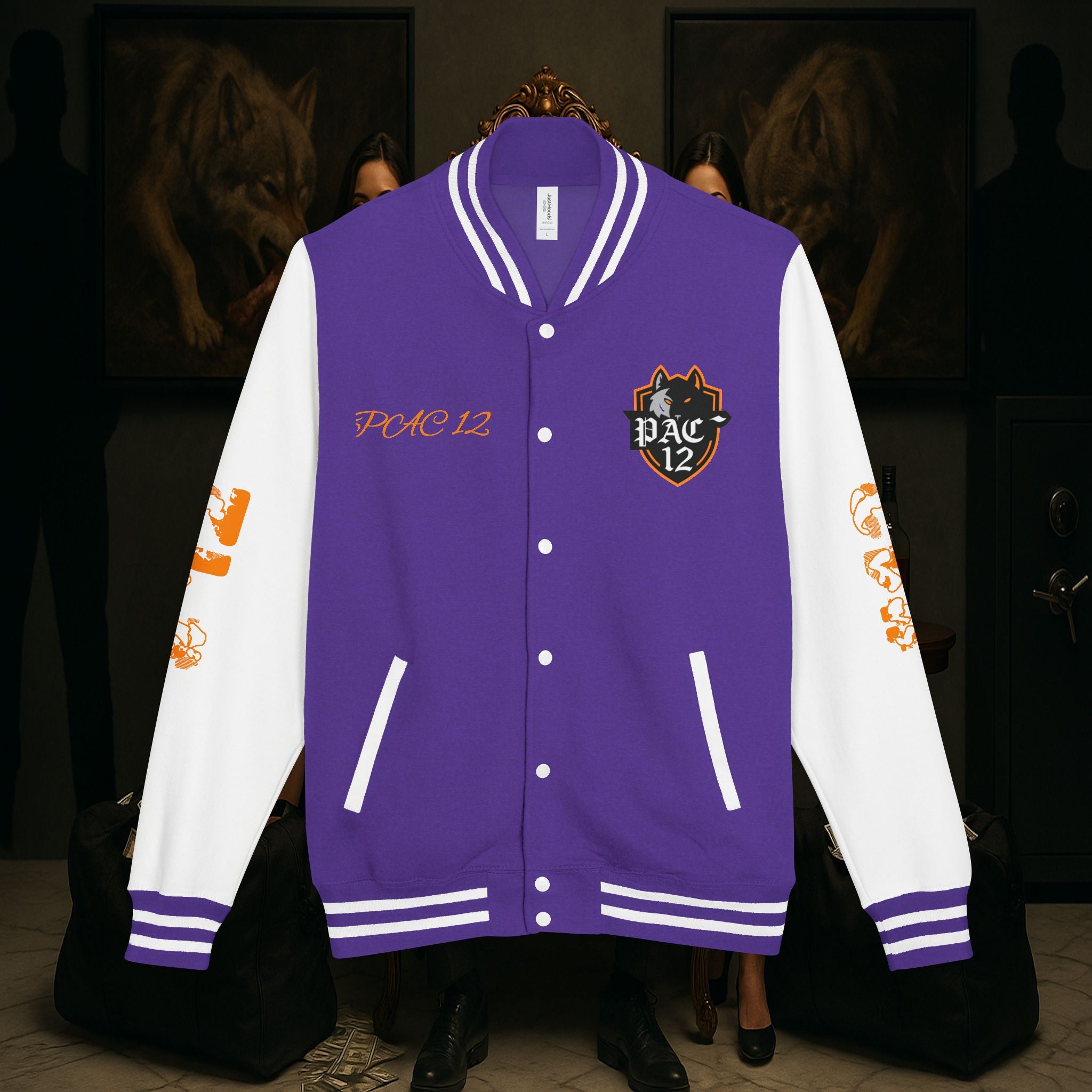 Pac 12 Trendy Letterman Jacket for Enthusiasts