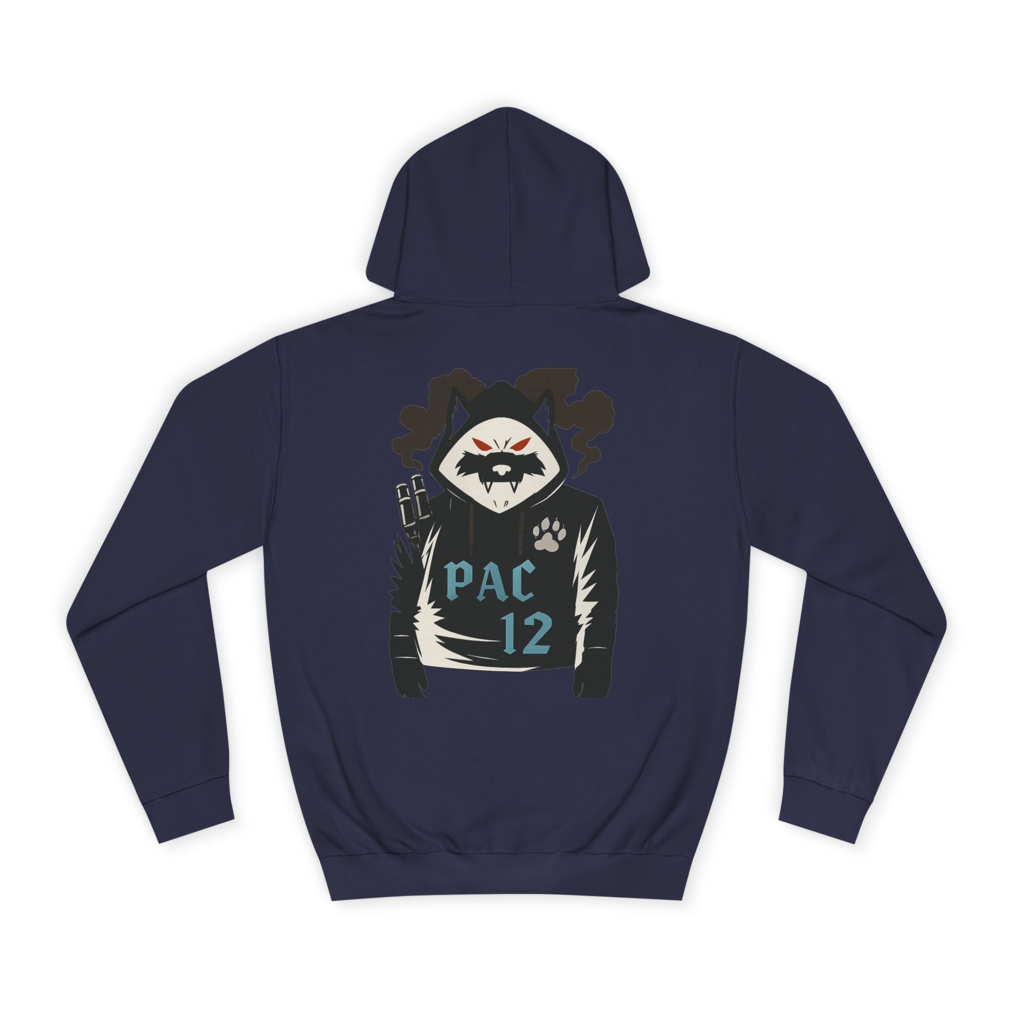 Unisex College Hoodie with Pac 12 Design, Cozy Sweatshirt for College Spirit, Perfect Gift for Students, Campus Wear, Unique Apparel