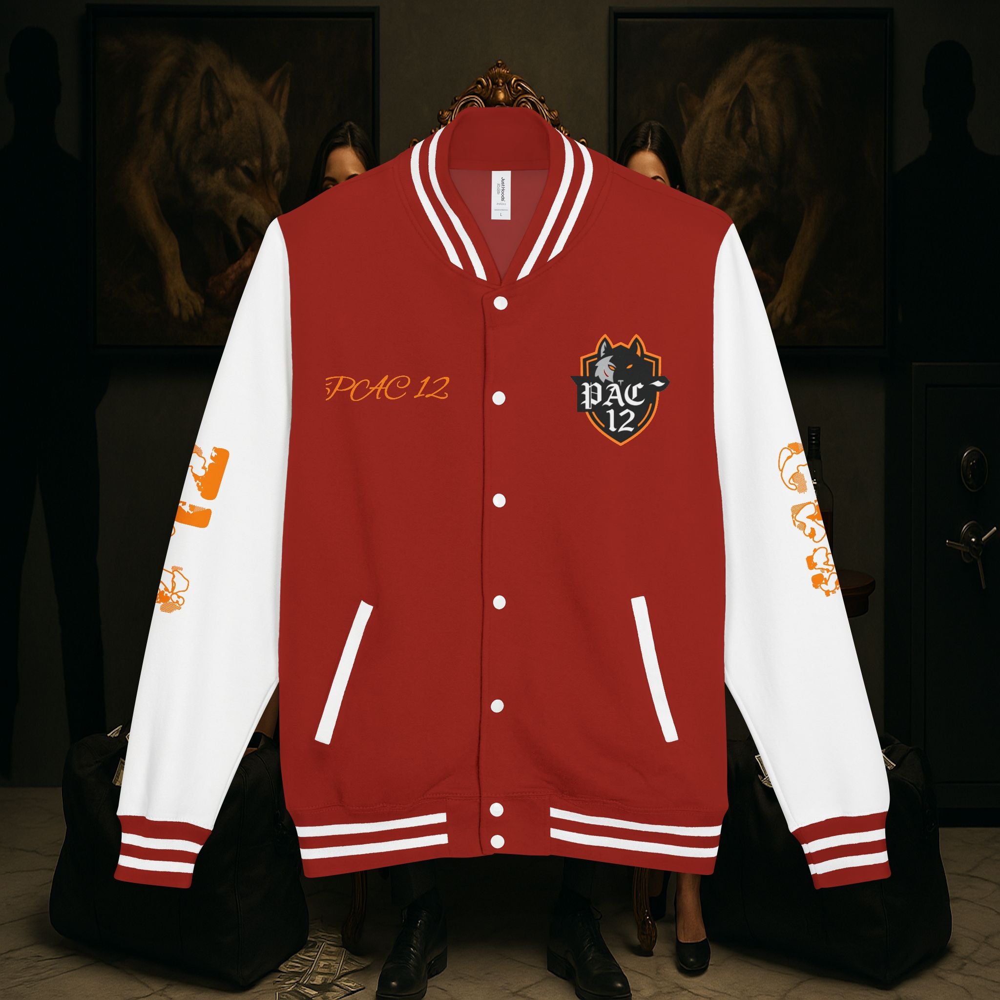 Pac 12 Trendy Letterman Jacket for Enthusiasts