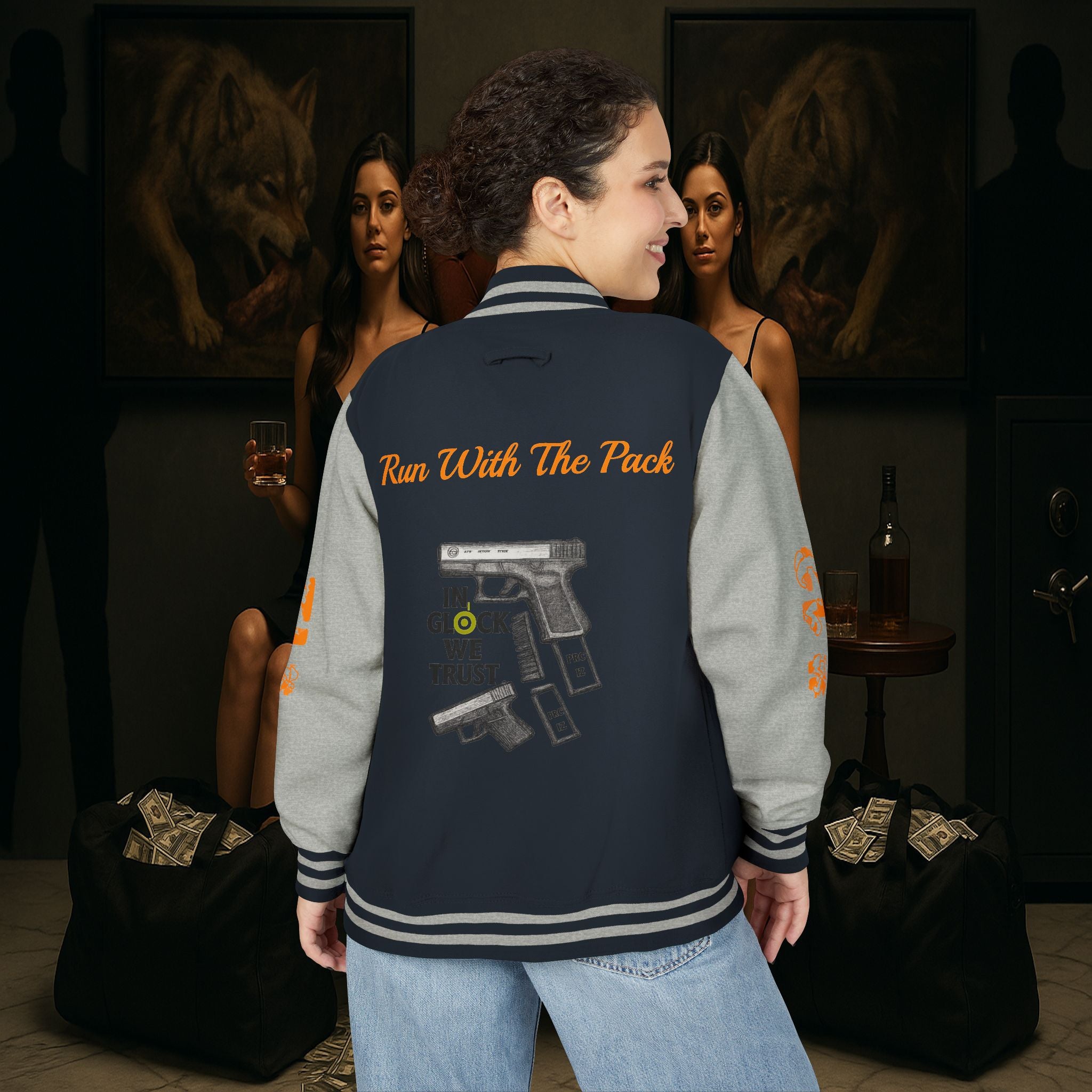 Pac 12 Trendy Letterman Jacket for Enthusiasts