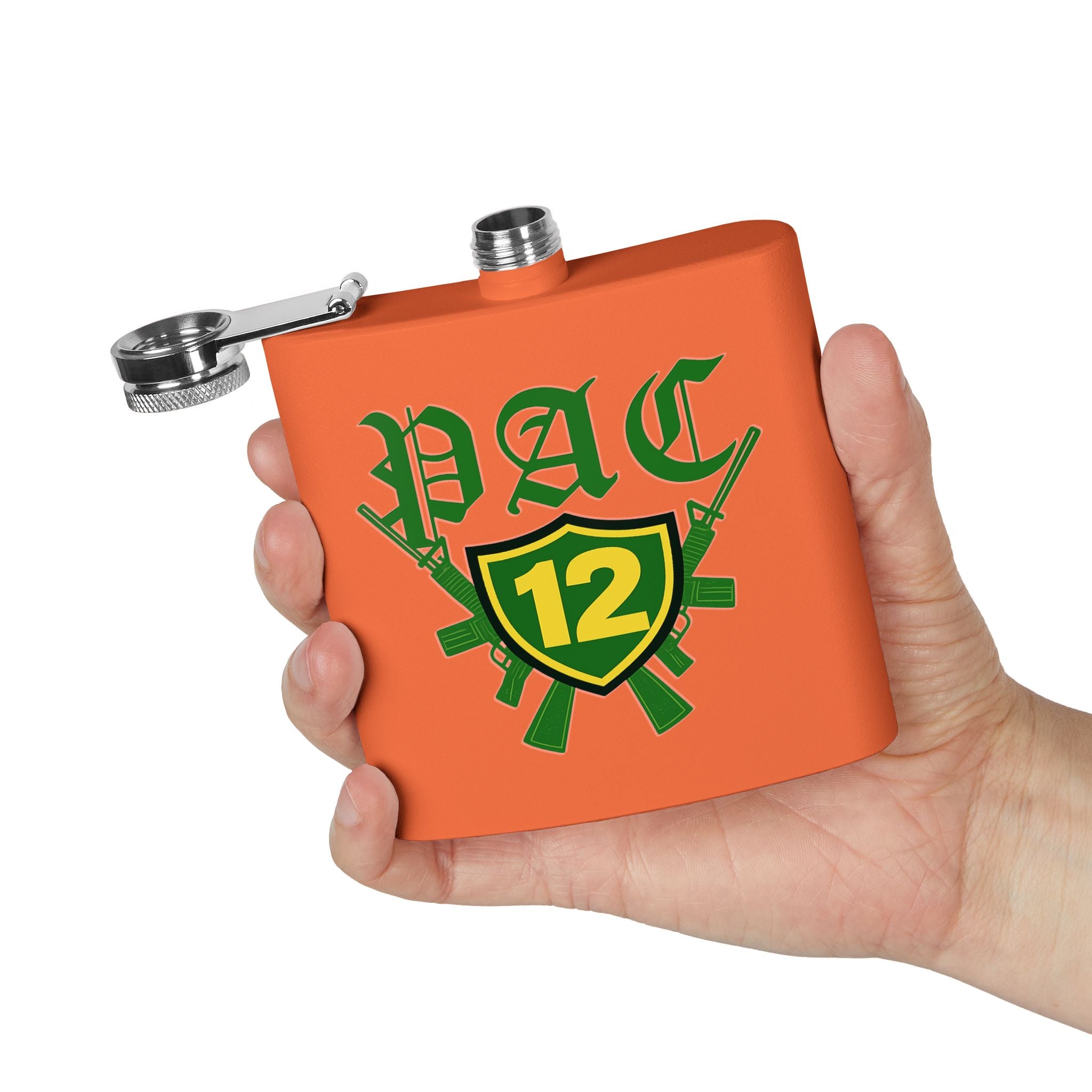Custom Stainless Steel Flask, 6oz - Unique Gift for Beer Lovers, Groomsmen, Outdoor Adventures, Tailgating, and Celebrations