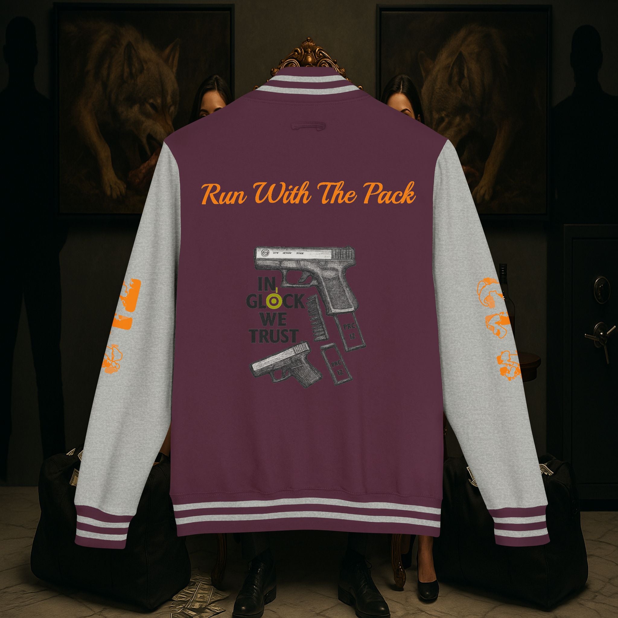 Pac 12 Trendy Letterman Jacket for Enthusiasts
