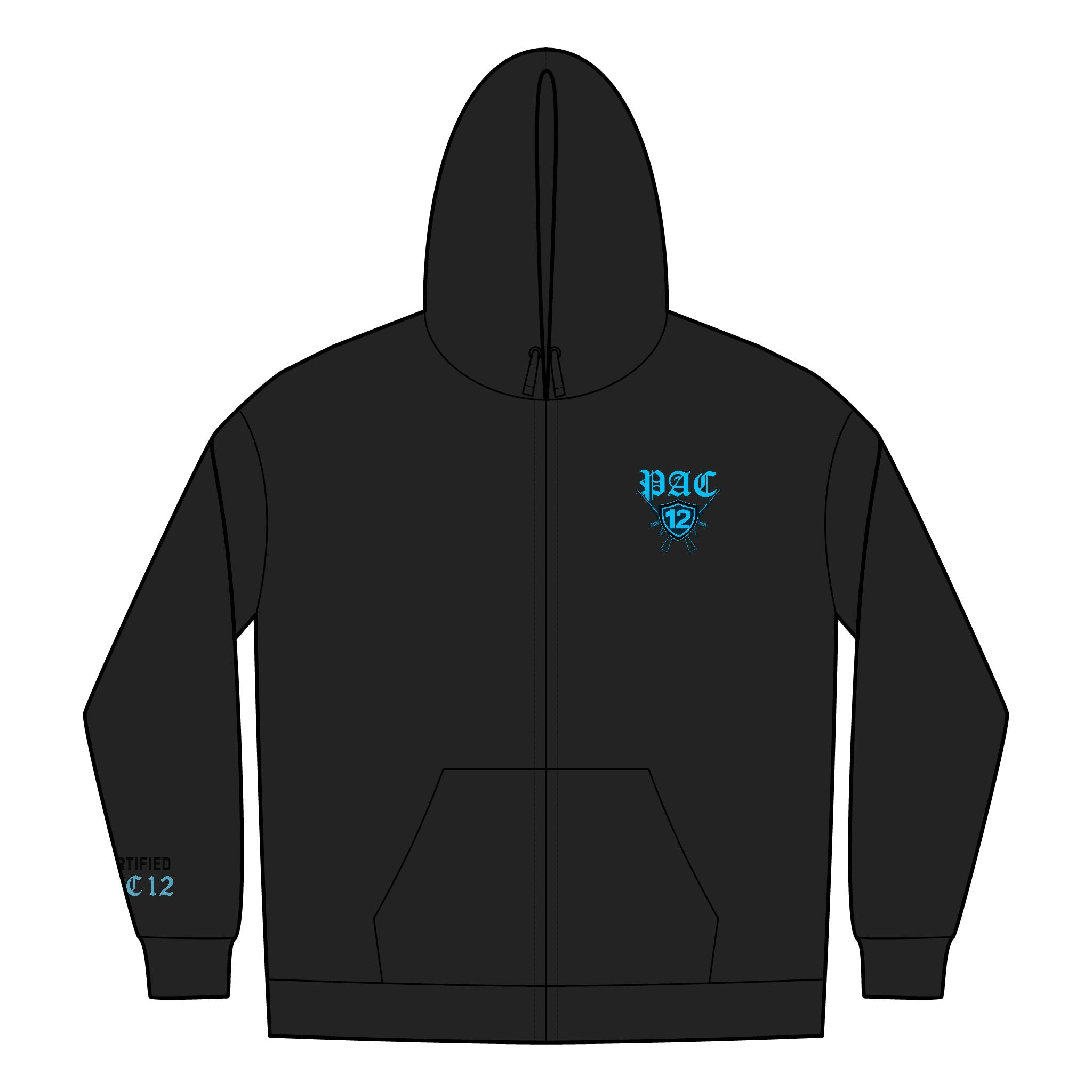District® Full-Zip Hoodie with PAC 12 Design