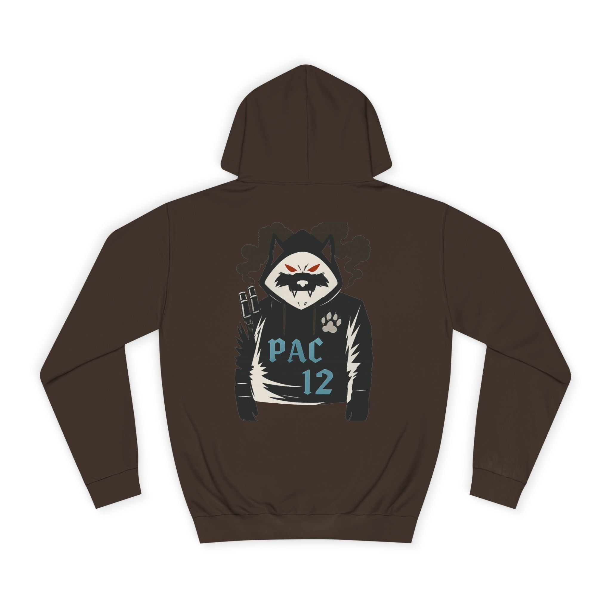 Unisex College Hoodie with Pac 12 Design, Cozy Sweatshirt for College Spirit, Perfect Gift for Students, Campus Wear, Unique Apparel