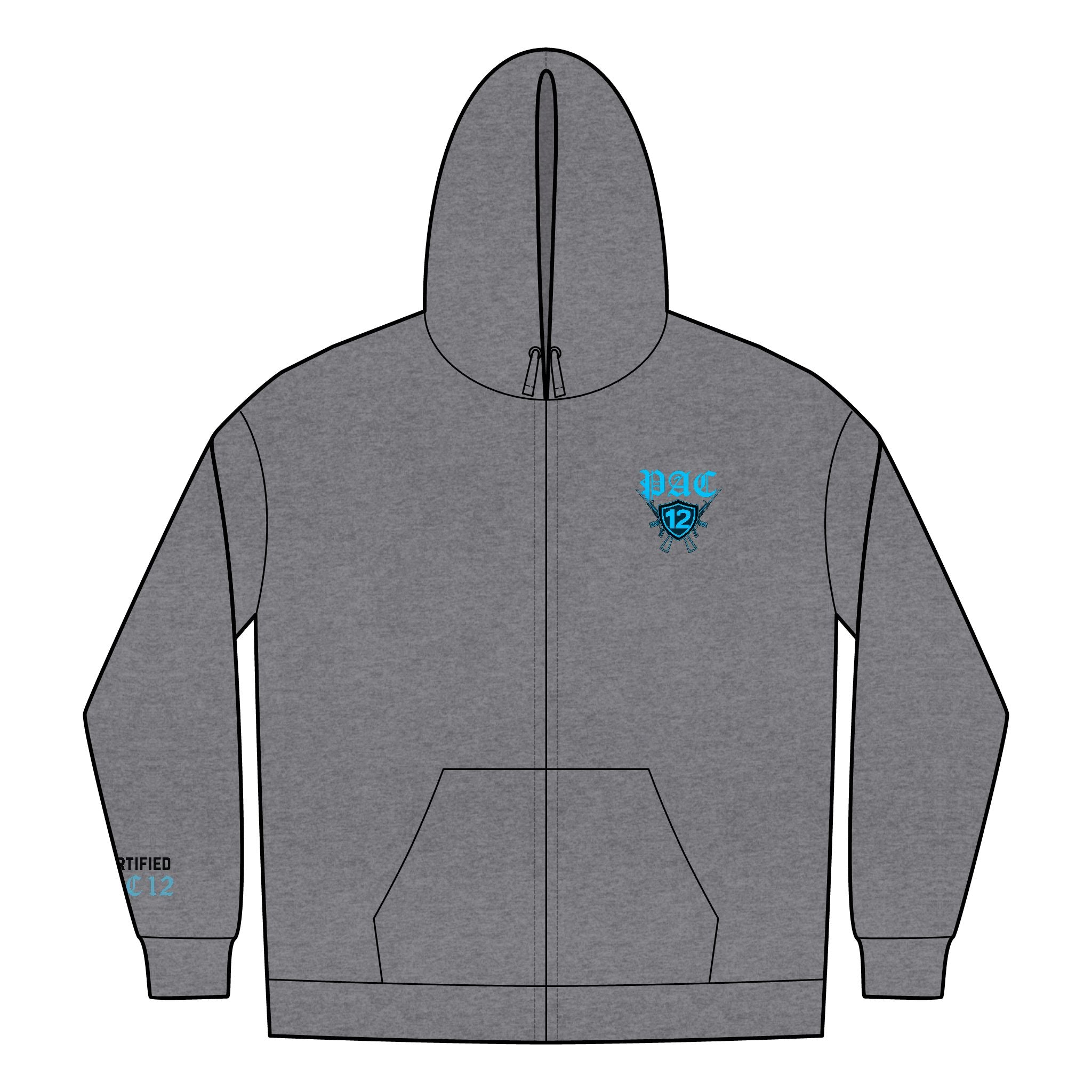 District® Full-Zip Hoodie with PAC 12 Design