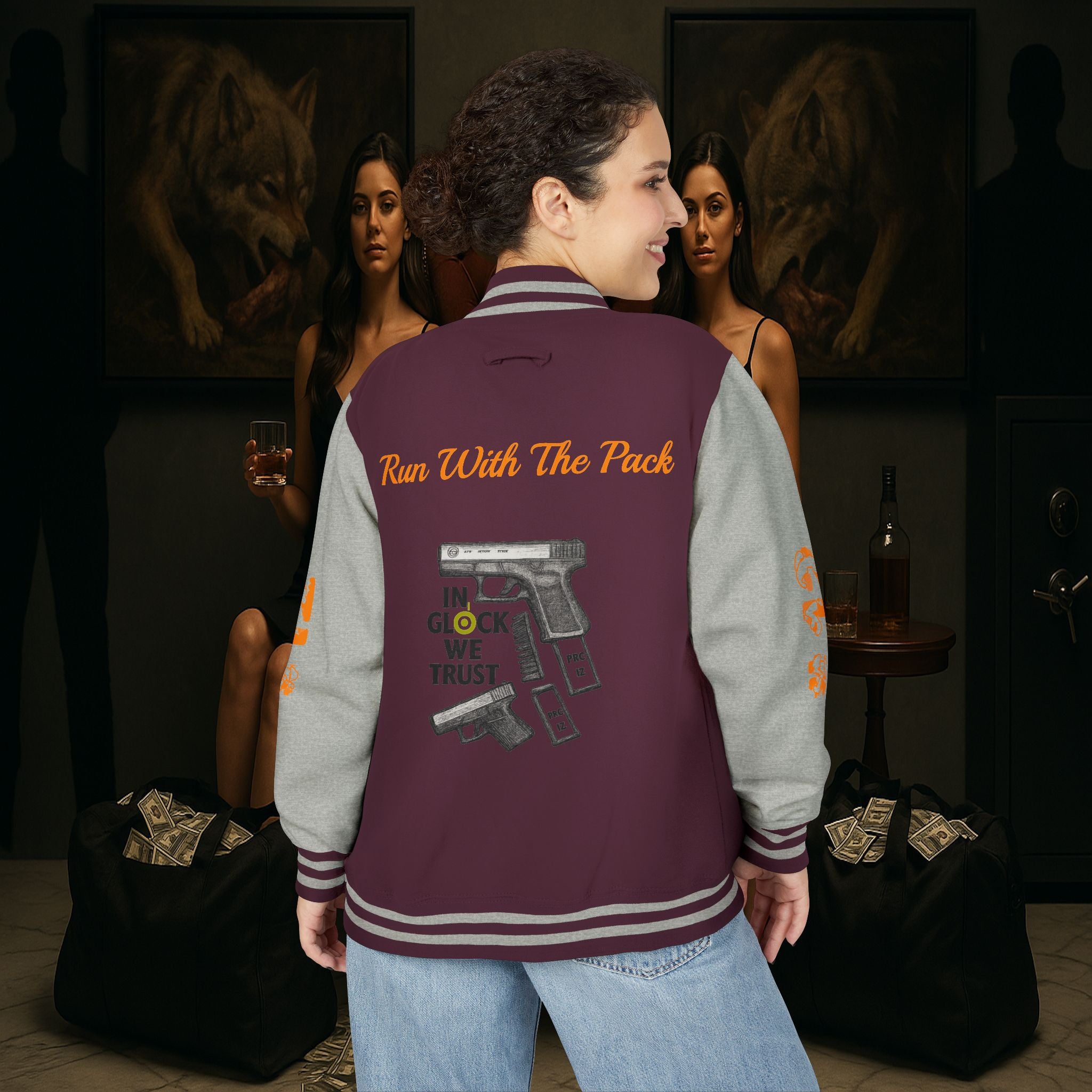 Pac 12 Trendy Letterman Jacket for Enthusiasts