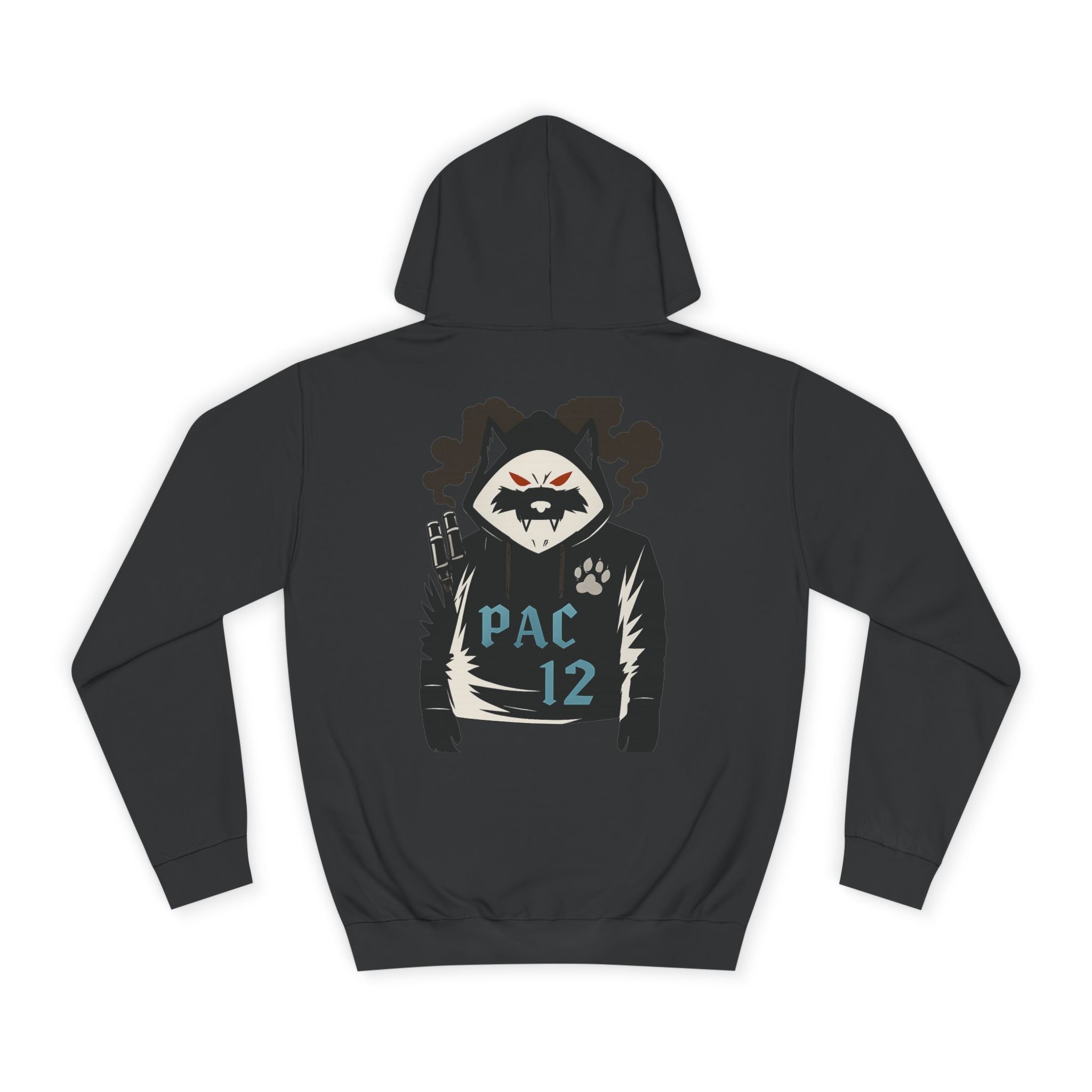 Unisex College Hoodie with Pac 12 Design, Cozy Sweatshirt for College Spirit, Perfect Gift for Students, Campus Wear, Unique Apparel