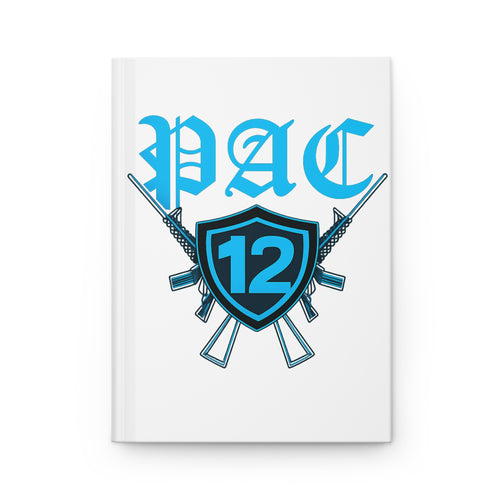 Hardcover Journal with PAC 12 Shield Design, Perfect for Students, Gifts, Note-taking, Sports Fans, and Daily Planning