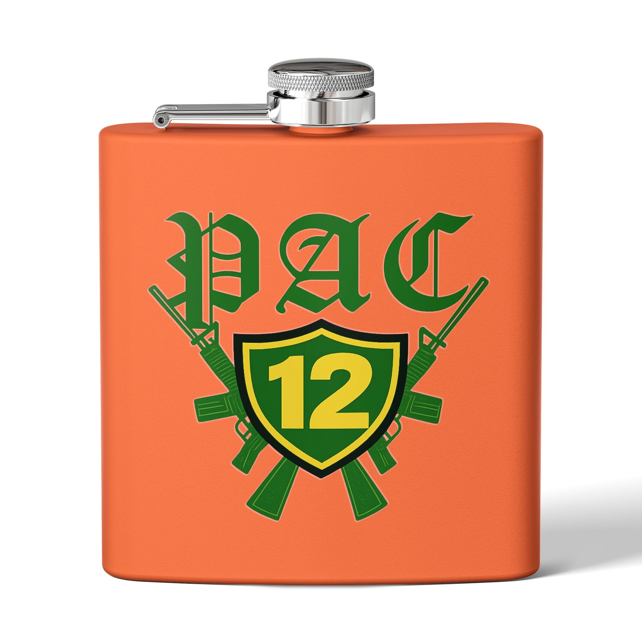 Custom Stainless Steel Flask, 6oz - Unique Gift for Beer Lovers, Groomsmen, Outdoor Adventures, Tailgating, and Celebrations