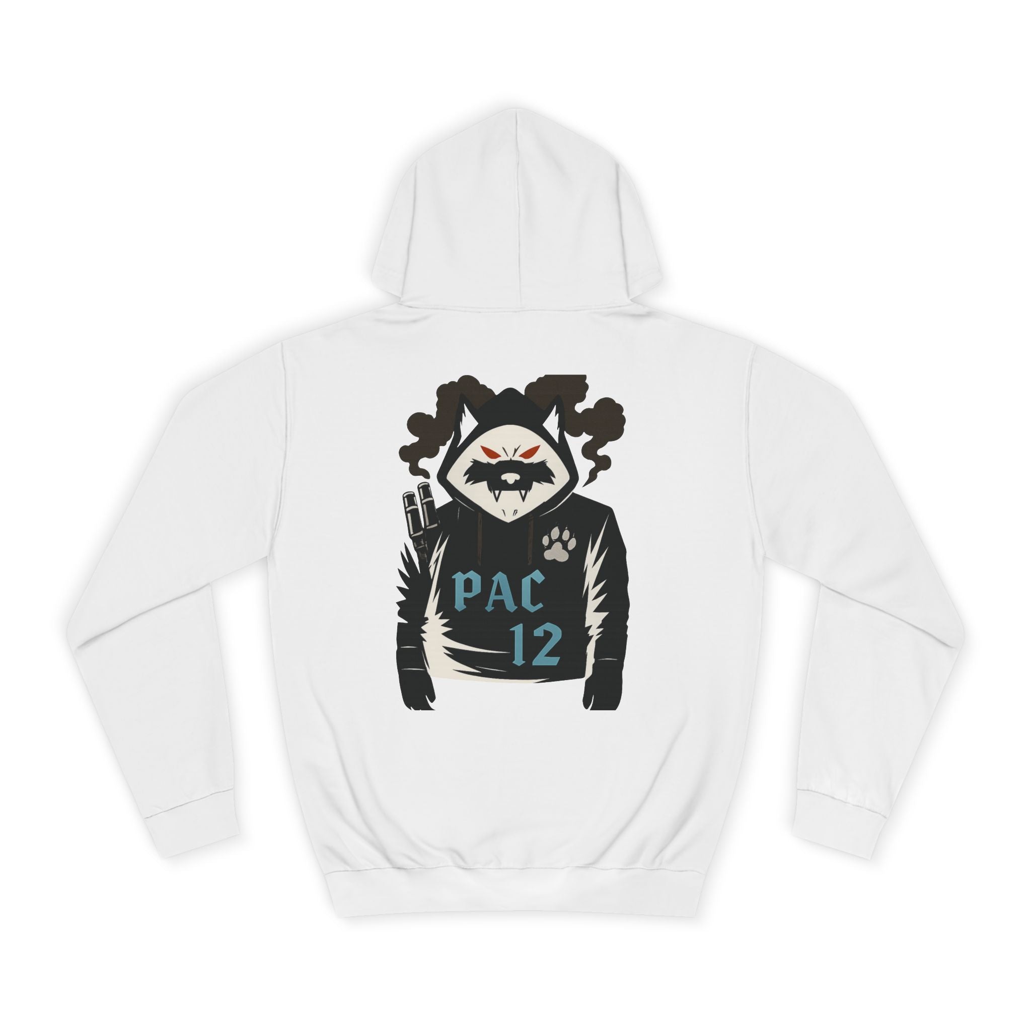 Unisex College Hoodie with Pac 12 Design, Cozy Sweatshirt for College Spirit, Perfect Gift for Students, Campus Wear, Unique Apparel