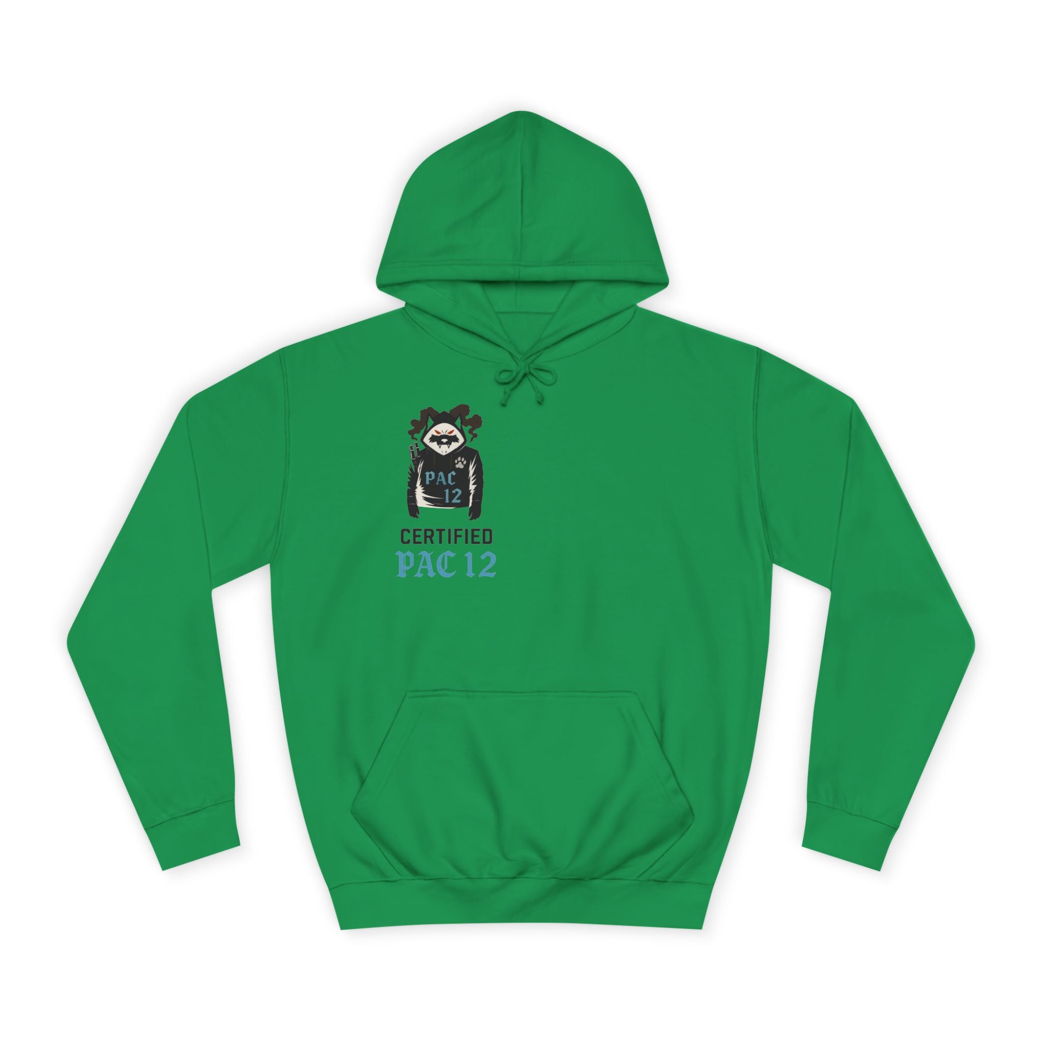 Unisex College Hoodie with Pac 12 Design, Cozy Sweatshirt for College Spirit, Perfect Gift for Students, Campus Wear, Unique Apparel