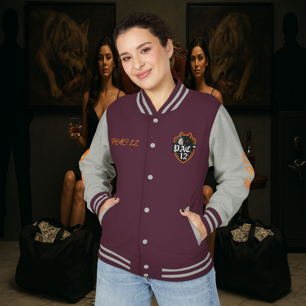 Pac 12 Trendy Letterman Jacket for Enthusiasts