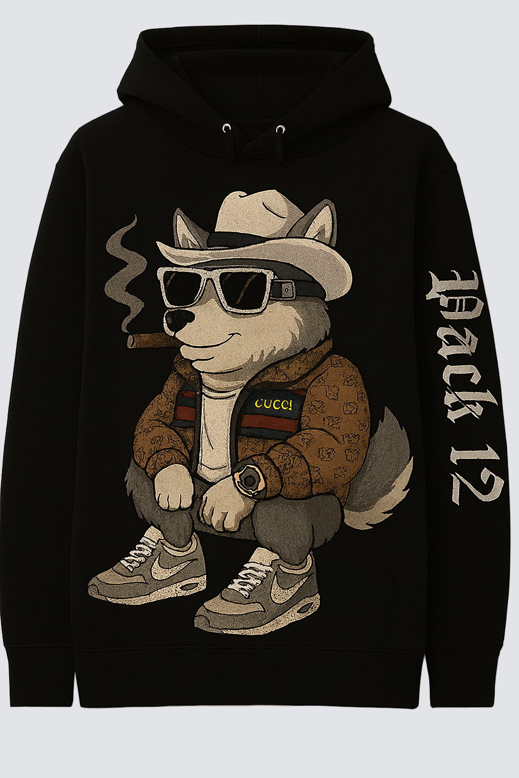 Black Hoody Marrin Silver Click for more Options!