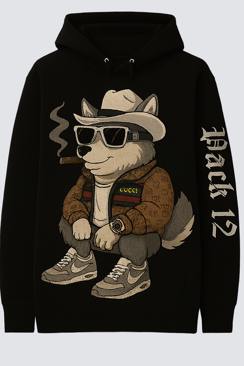Black Hoody Marrin Silver Click for more Options!