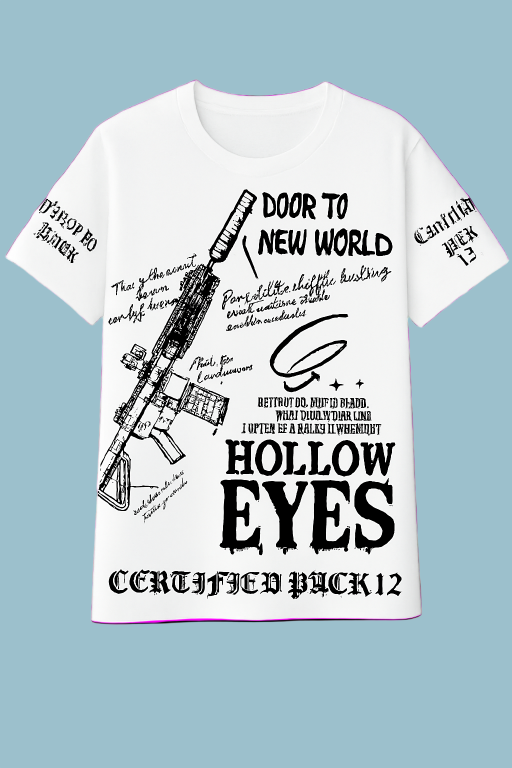 Short Sleeve Hollow Eyes Assault Rifle Click on for more colors!